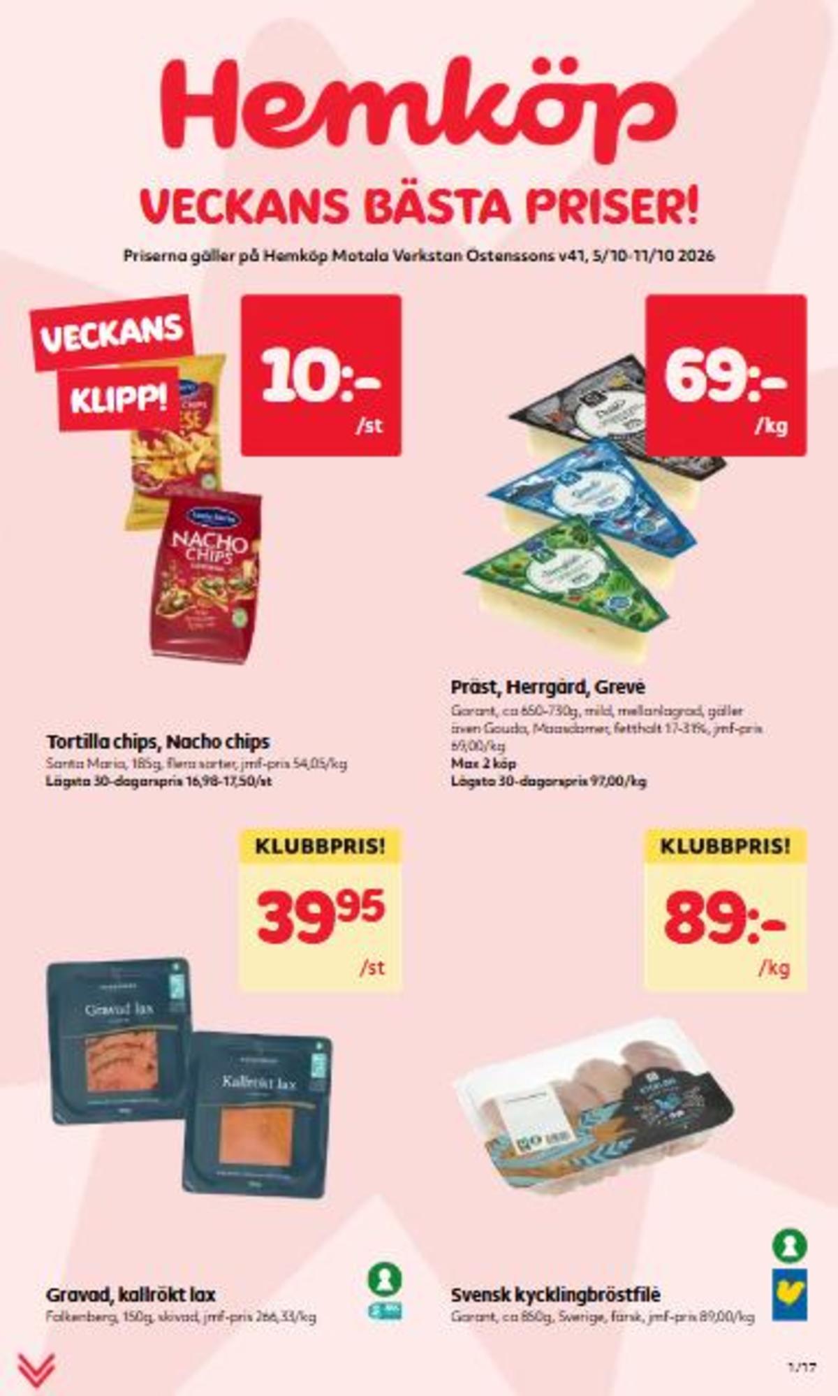 Se Östenssons reklamblad för vecka 41 på Kampanjveckan.se. Se bra erbjudanden på många varor, t.ex. lax rökt falkenberg lax eller andra varor. Läs reklambladet här! Sida 1