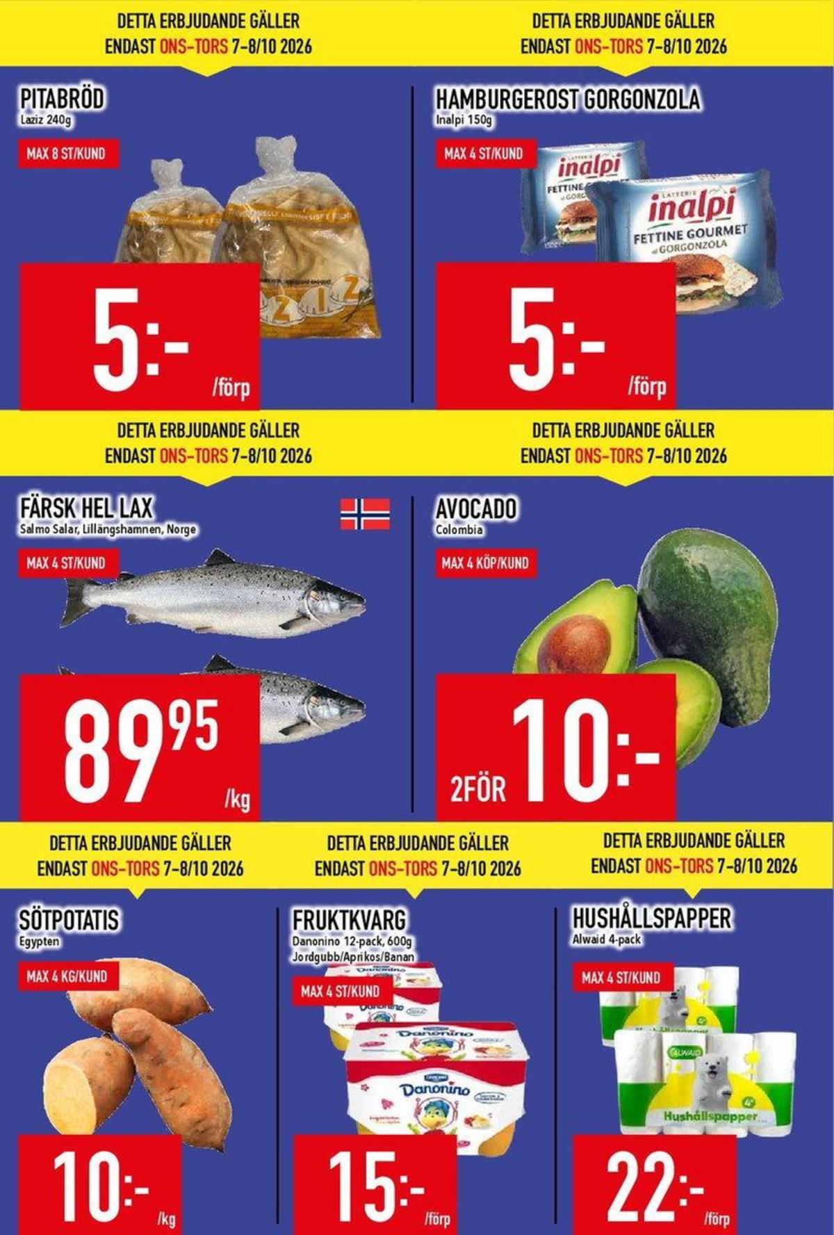 Se MatDax reklamblad för vecka 41 på Kampanjveckan.se. Se bra erbjudanden på många varor. Läs reklambladet här! Sida 3