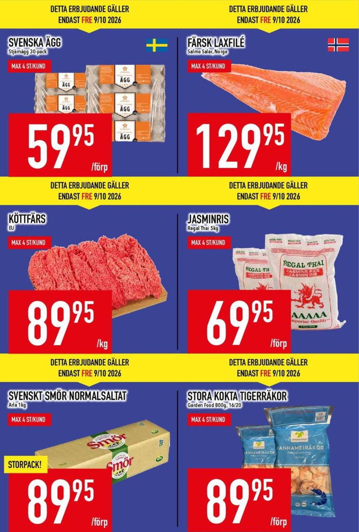 Se MatDax reklamblad för vecka 41 på Kampanjveckan.se. Se bra erbjudanden på många varor. Läs reklambladet här! Sida 4