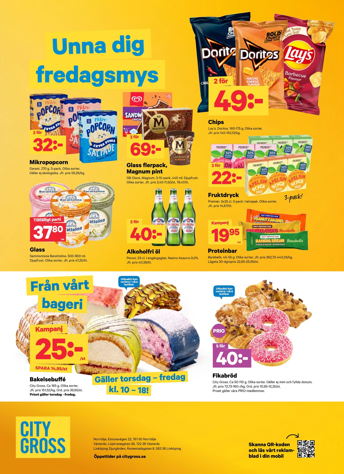Se City Gross reklamblad för vecka 41 på Kampanjveckan.se. Se bra erbjudanden på många varor. Läs reklambladet här! Sida 14