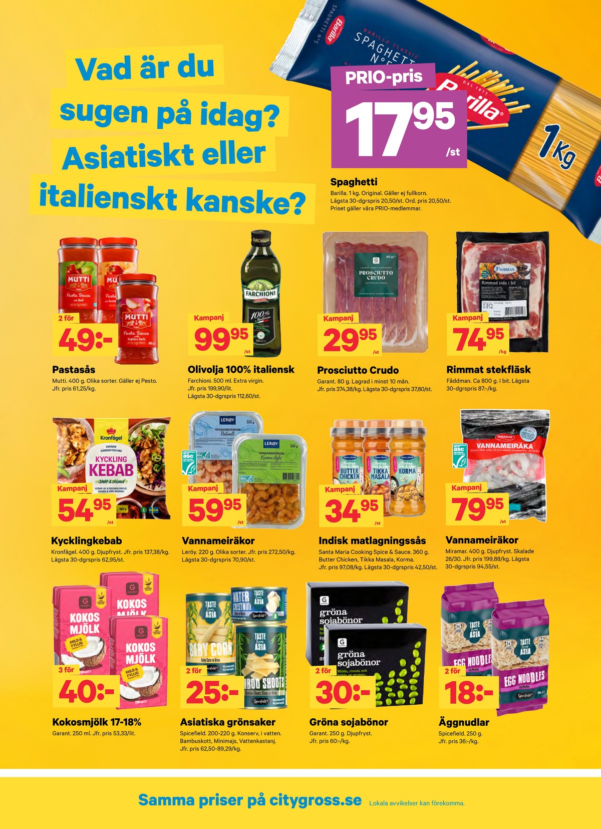Se City Gross reklamblad för vecka 41 på Kampanjveckan.se. Se bra erbjudanden på många varor. Läs reklambladet här! Sida 7