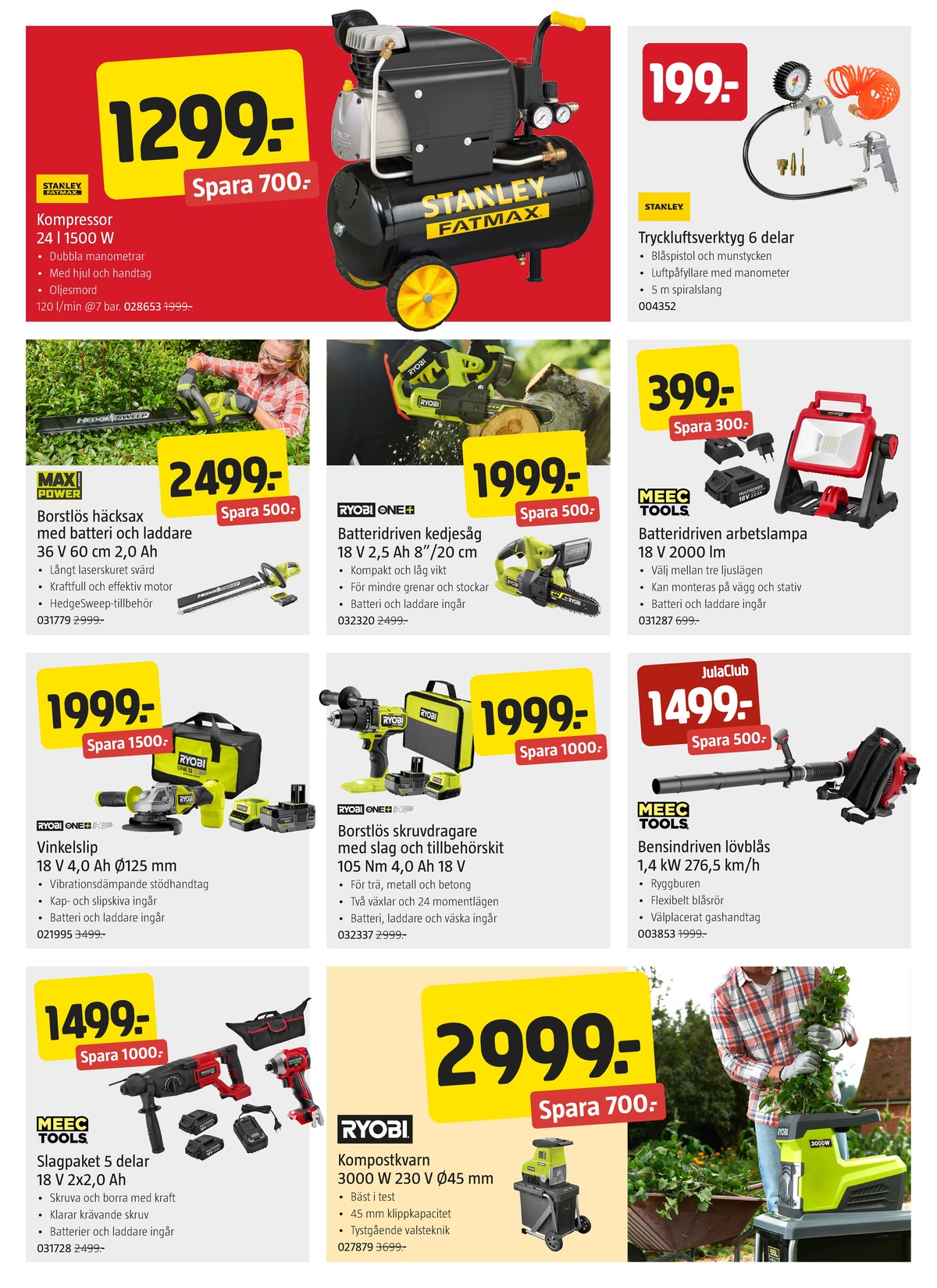 Se Jula reklamblad för vecka 41 på Kampanjveckan.se. Se bra erbjudanden på många varor. Läs reklambladet här! Sida 4
