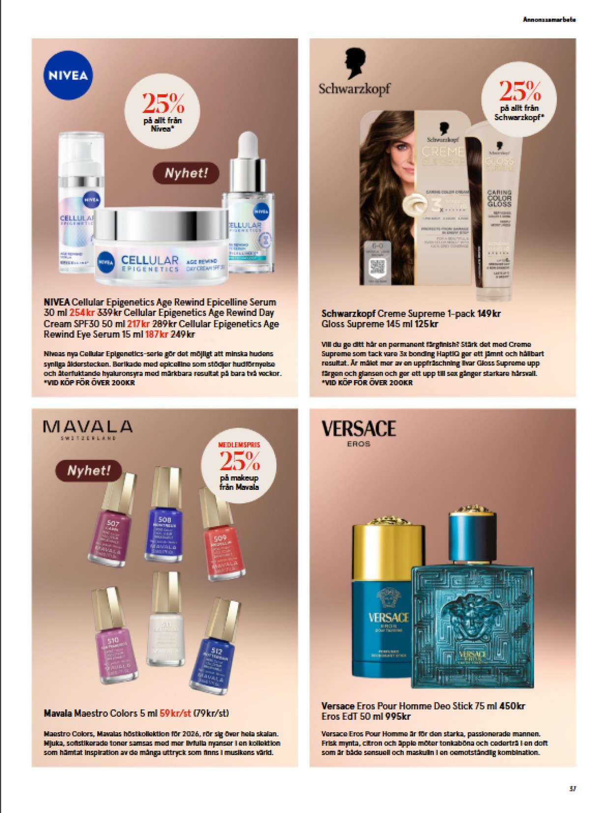 Se Åhlens reklamblad för vecka 41 på Kampanjveckan.se. Se bra erbjudanden på många varor. Läs reklambladet här! Sida 37