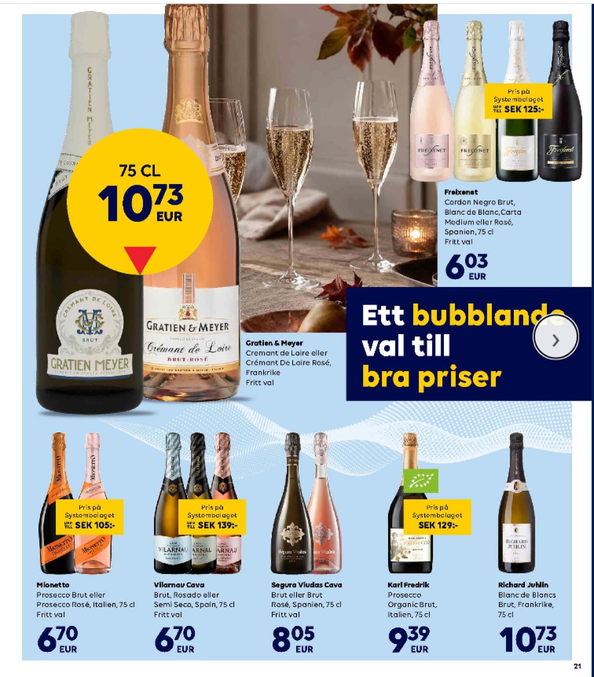 Se Scandlines Border Shop reklamblad för vecka 42 på Kampanjveckan.se. Se bra erbjudanden på många varor. Läs reklambladet här! Sida 21