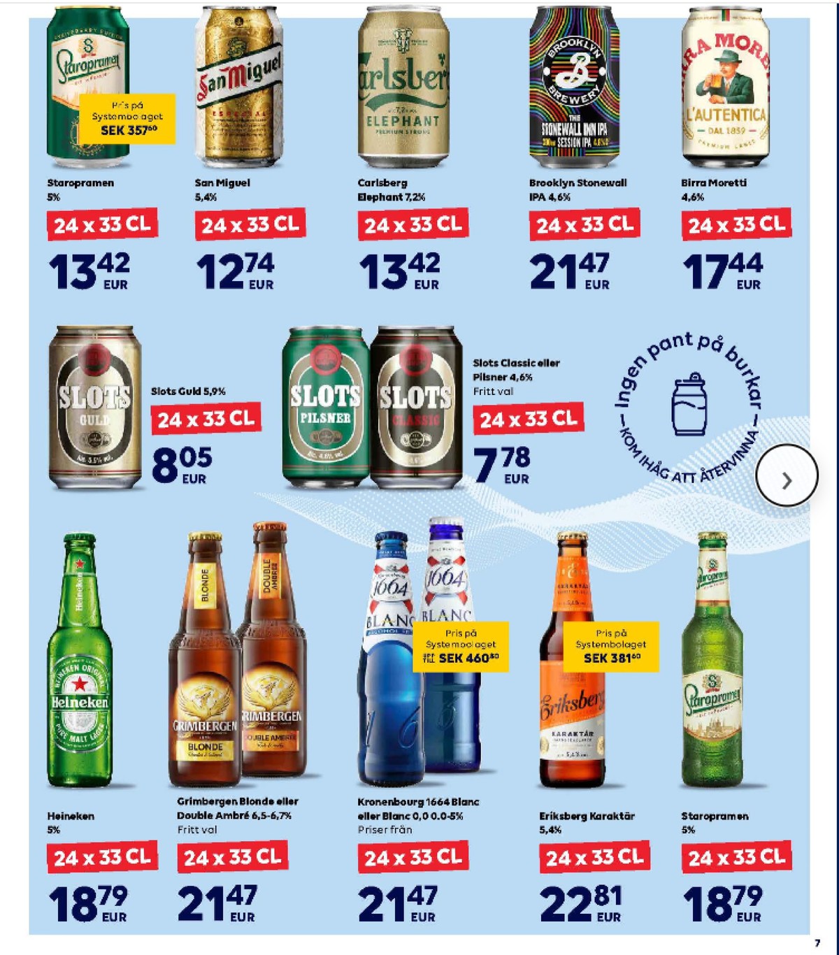 Se Scandlines Border Shop reklamblad för vecka 42 på Kampanjveckan.se. Se bra erbjudanden på många varor. Läs reklambladet här! Sida 7