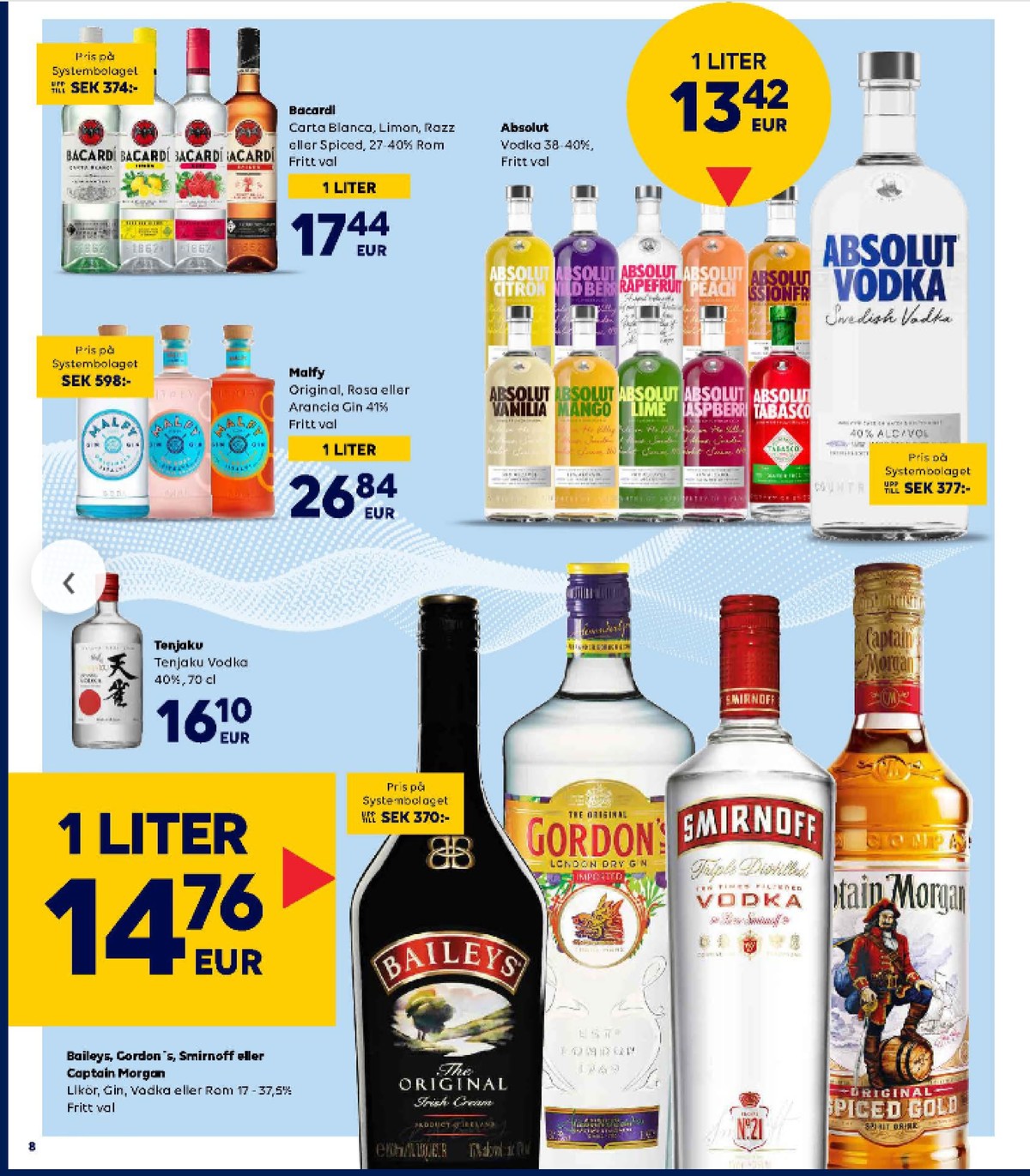 Se Scandlines Border Shop reklamblad för vecka 42 på Kampanjveckan.se. Se bra erbjudanden på många varor. Läs reklambladet här! Sida 8