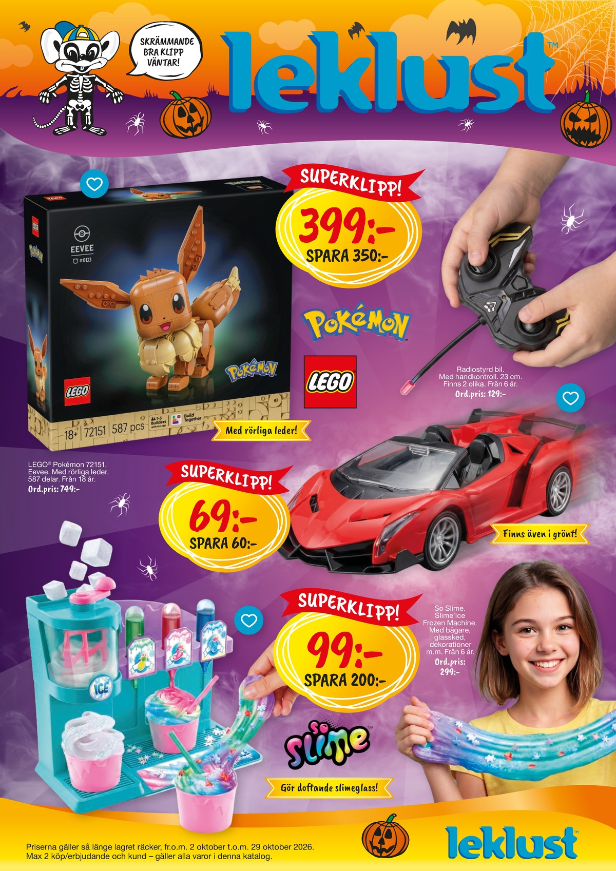 Se Leklust reklamblad för vecka 42 på Kampanjveckan.se. Se bra erbjudanden på många varor. Läs reklambladet här! Sida 1