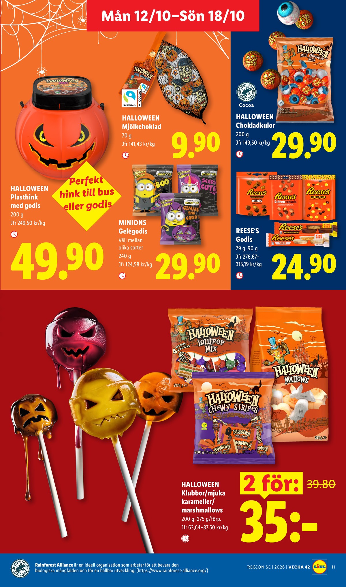 Se Lidl reklamblad för vecka 42 på Kampanjveckan.se. Se bra erbjudanden på många varor. Läs reklambladet här! Sida 12