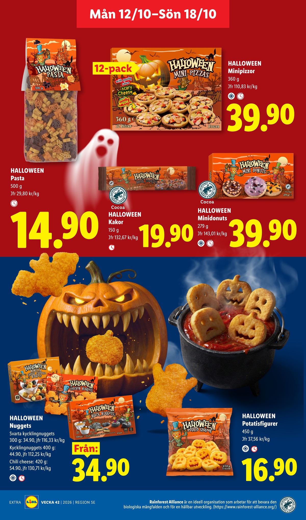 Se Lidl reklamblad för vecka 42 på Kampanjveckan.se. Se bra erbjudanden på många varor, t.ex. donuts okänd eller pasta okänd. Läs reklambladet här! Sida 13
