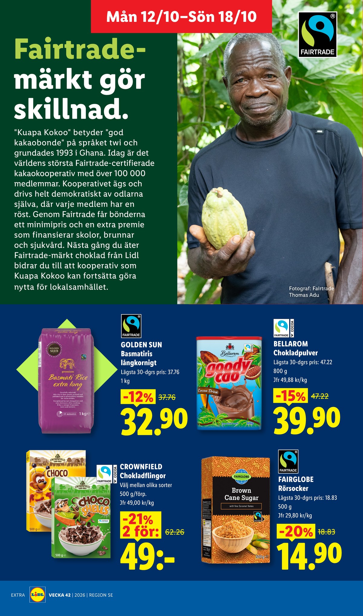 Se Lidl reklamblad för vecka 42 på Kampanjveckan.se. Se bra erbjudanden på många varor. Läs reklambladet här! Sida 16