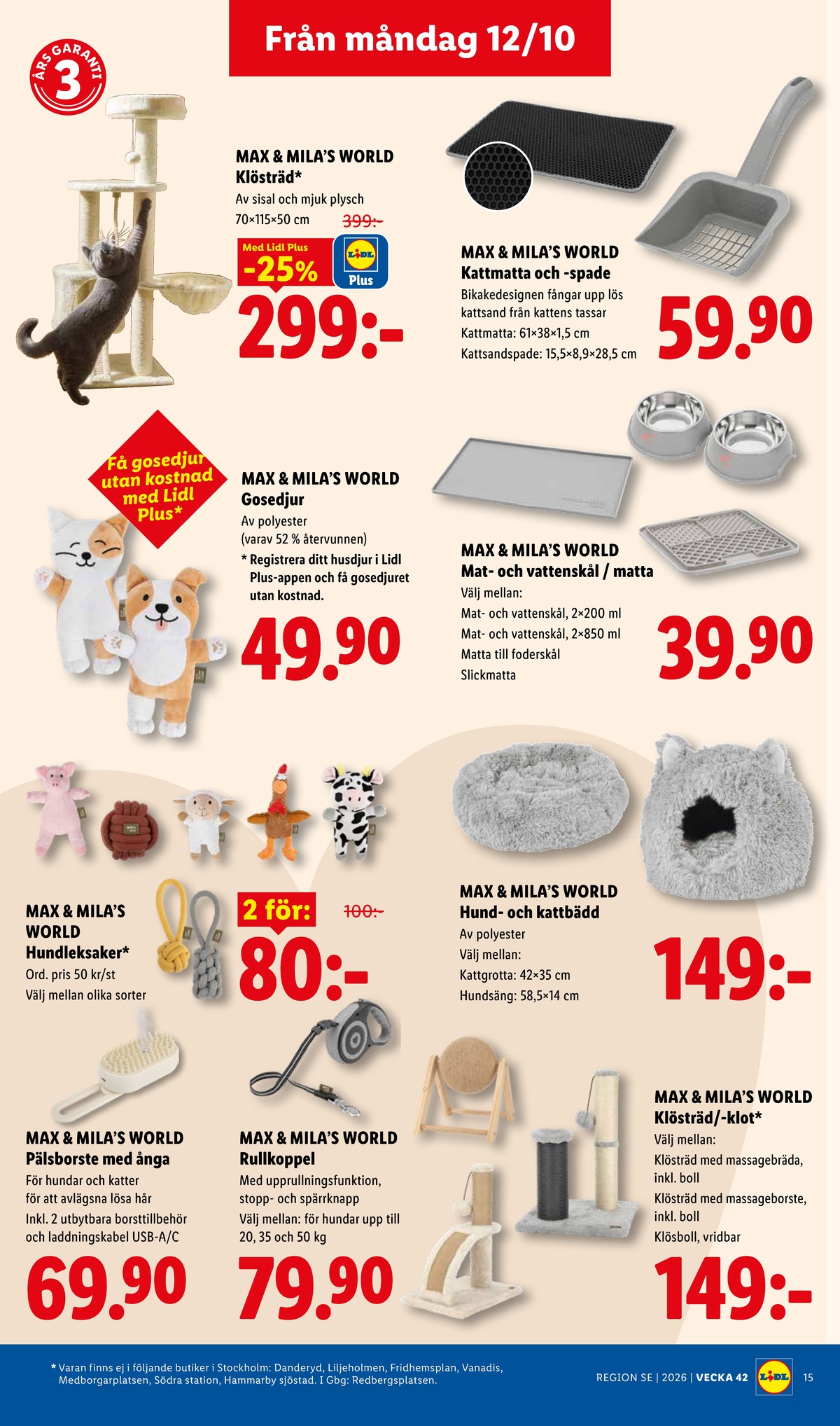 Se Lidl reklamblad för vecka 42 på Kampanjveckan.se. Se bra erbjudanden på många varor. Läs reklambladet här! Sida 20