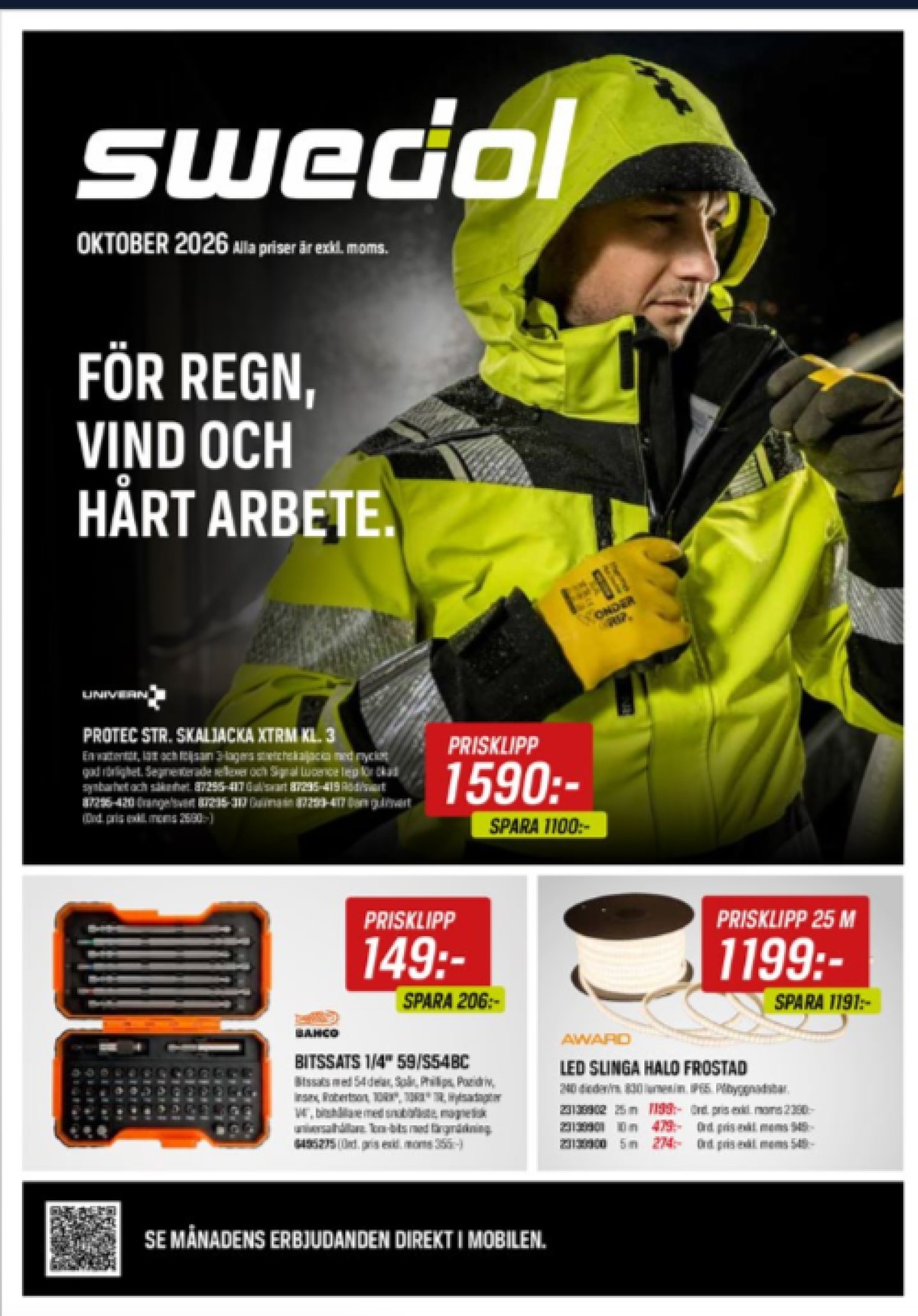 Se Swedol reklamblad för vecka 42 på Kampanjveckan.se. Se bra erbjudanden på många varor. Läs reklambladet här! Sida 1