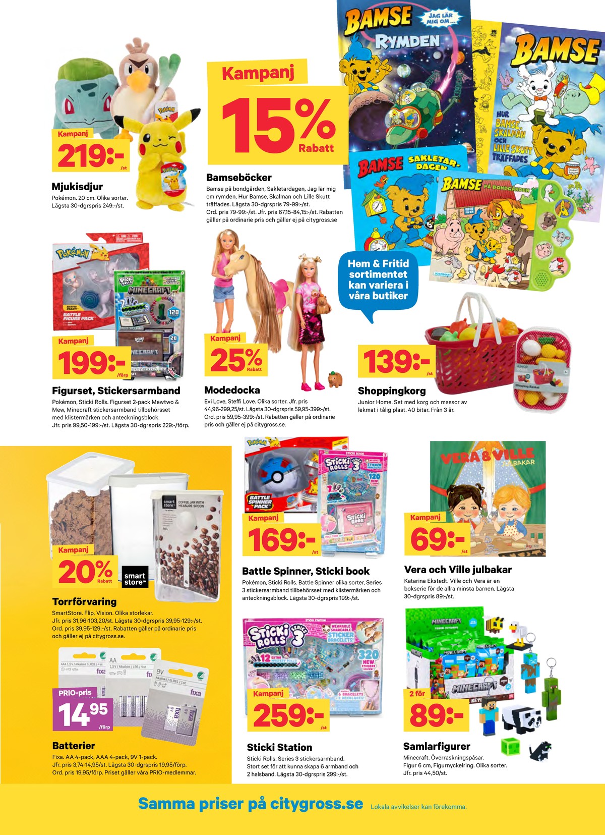 Se City Gross reklamblad för vecka 42 på Kampanjveckan.se. Se bra erbjudanden på många varor. Läs reklambladet här! Sida 11