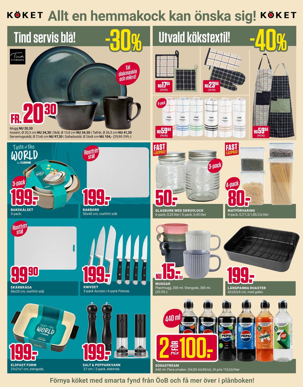 Se ÖoB reklamblad för vecka 42 på Kampanjveckan.se. Se bra erbjudanden på många varor. Läs reklambladet här! Sida 11