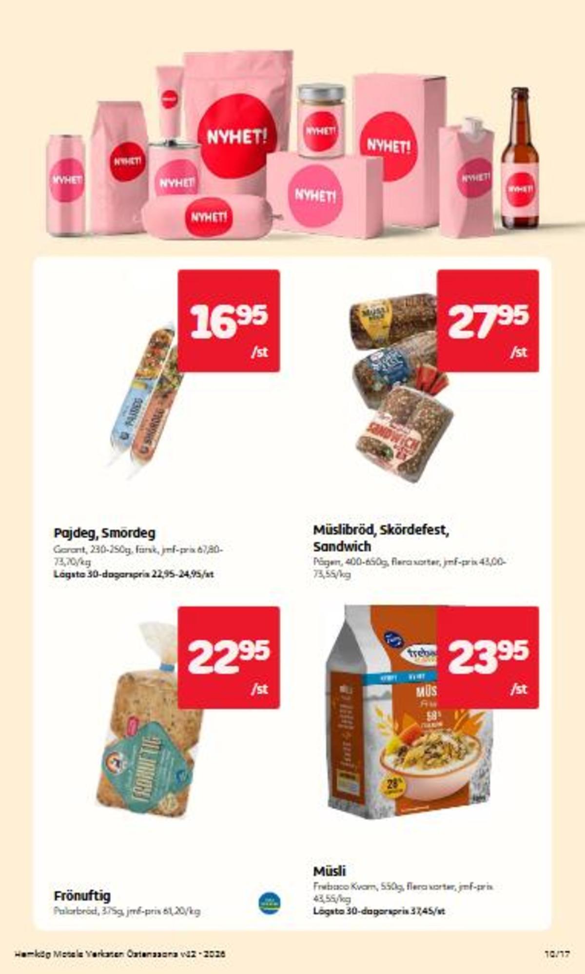 Se Hemköp reklamblad för vecka 42 på Kampanjveckan.se. Se bra erbjudanden på många varor. Läs reklambladet här! Sida 10