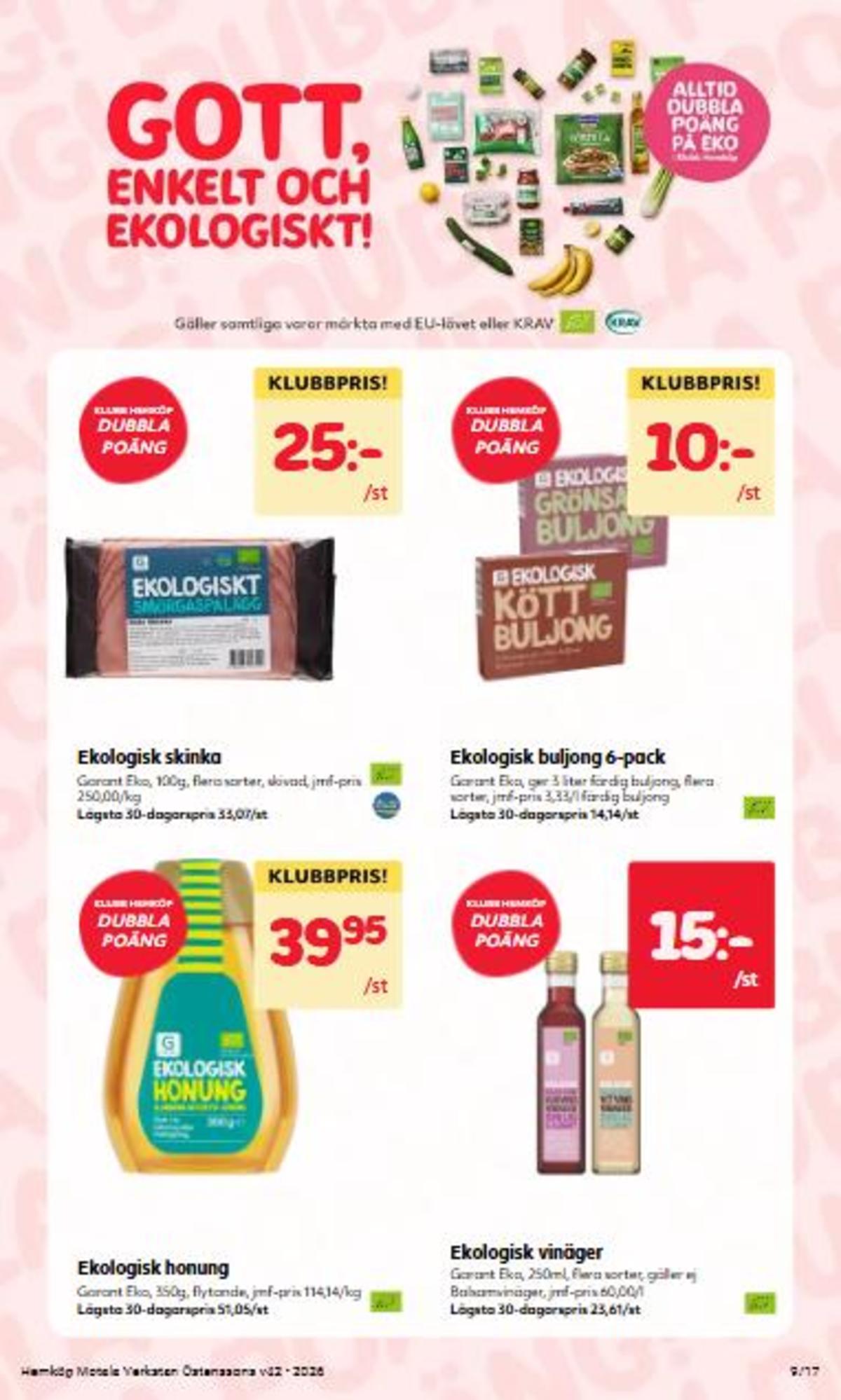 Se Östenssons reklamblad för vecka 42 på Kampanjveckan.se. Se bra erbjudanden på många varor. Läs reklambladet här! Sida 9