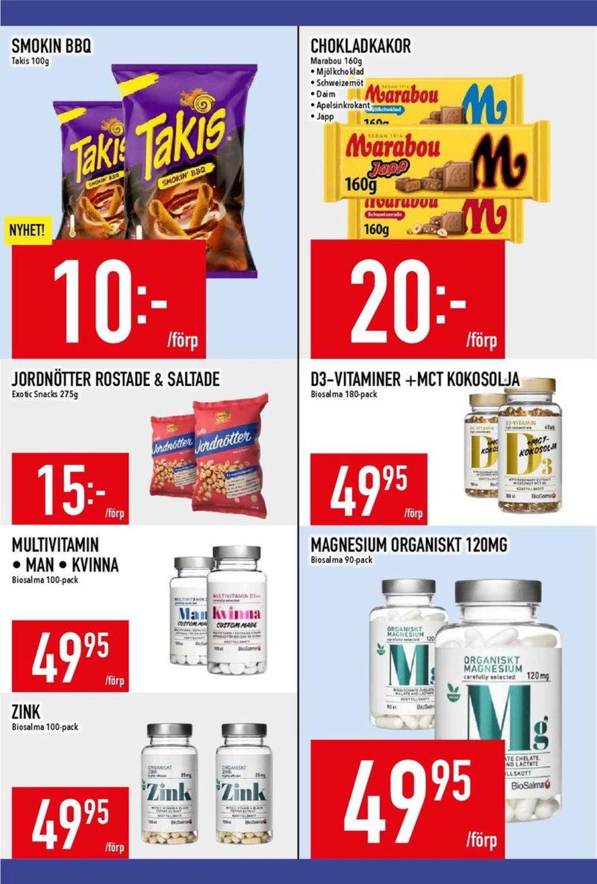Se MatDax reklamblad för vecka 42 på Kampanjveckan.se. Se bra erbjudanden på många varor. Läs reklambladet här! Sida 19