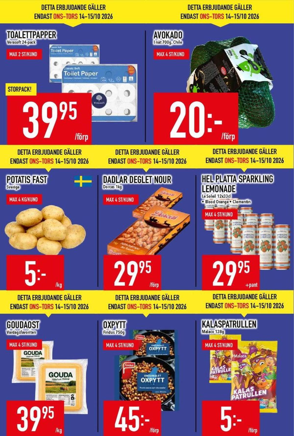 Se MatDax reklamblad för vecka 42 på Kampanjveckan.se. Se bra erbjudanden på många varor. Läs reklambladet här! Sida 3