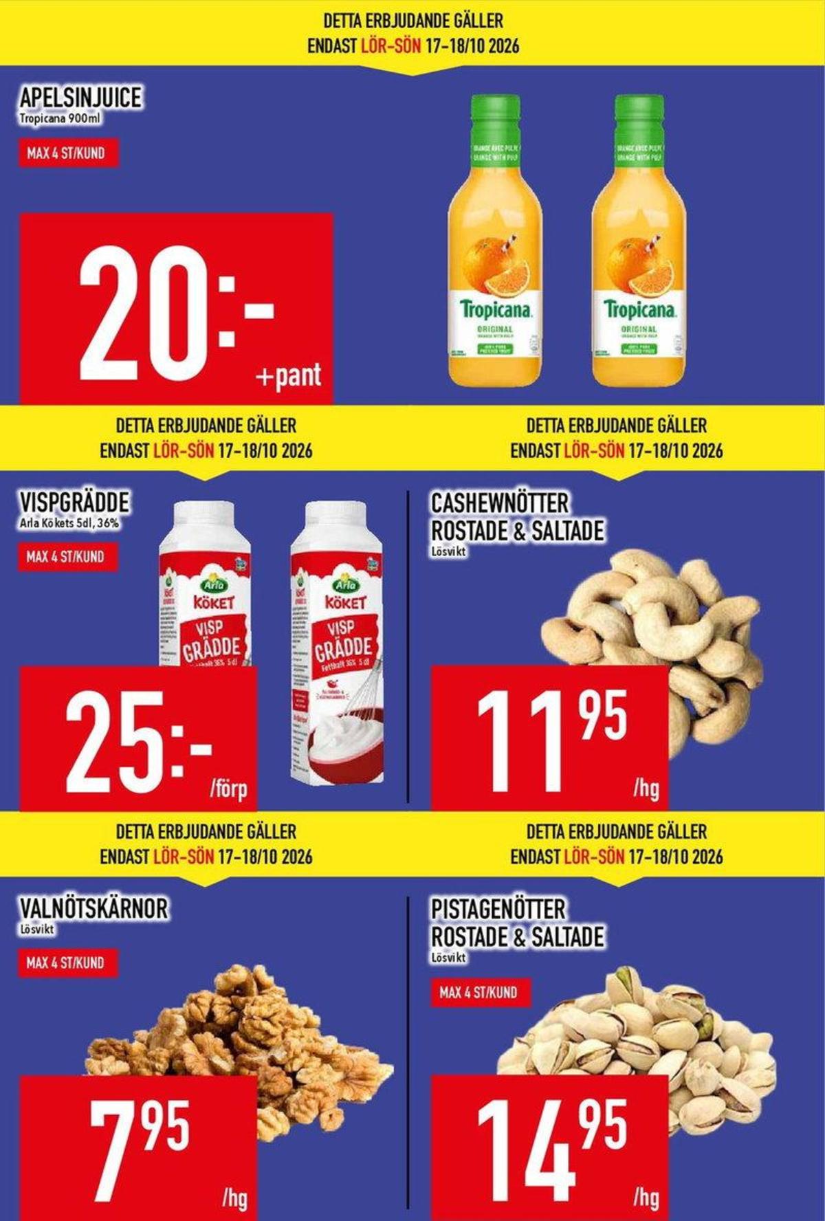 Se MatDax reklamblad för vecka 42 på Kampanjveckan.se. Se bra erbjudanden på många varor. Läs reklambladet här! Sida 7