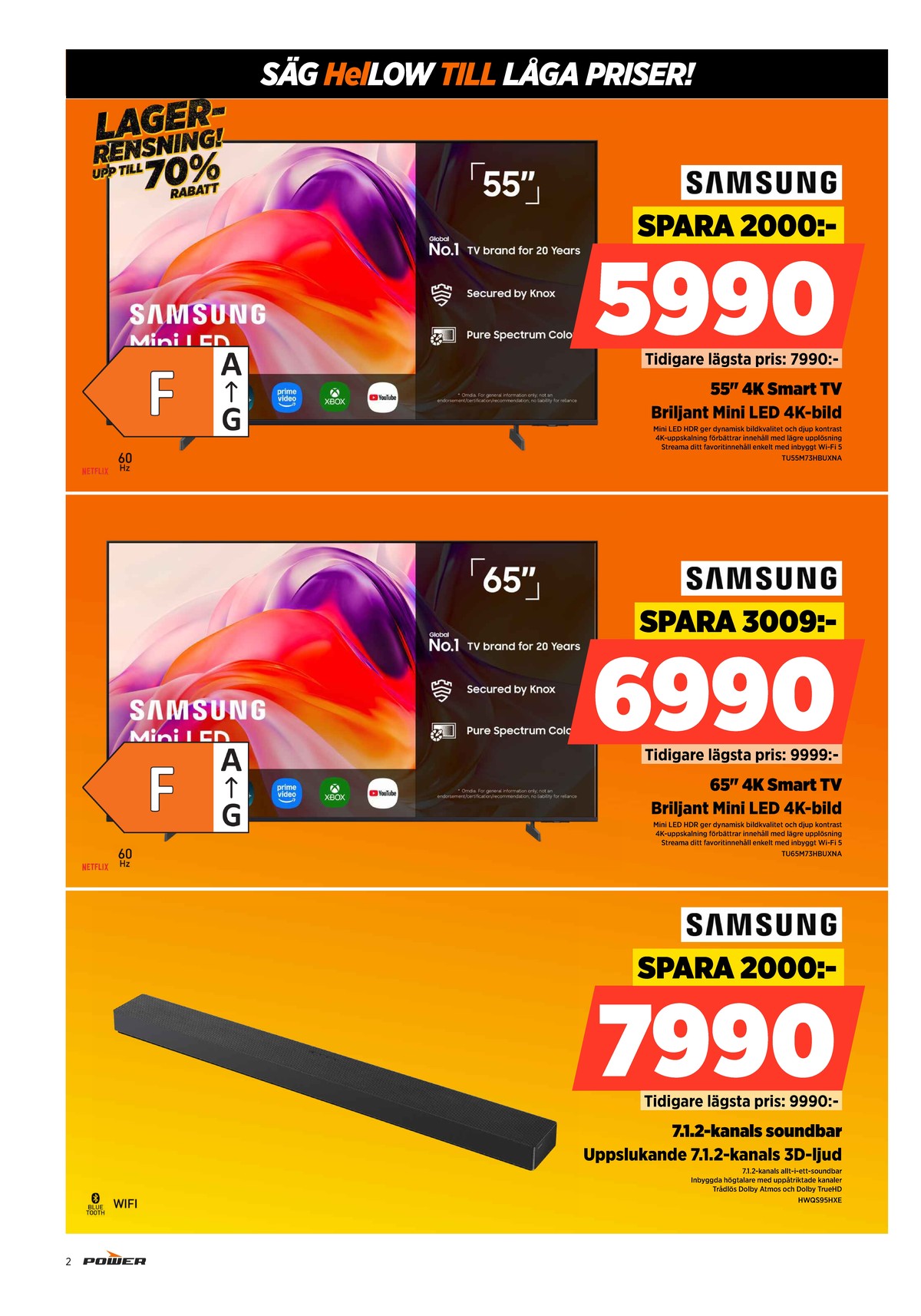 Se Power reklamblad för vecka 42 på Kampanjveckan.se. Se bra erbjudanden på många varor. Läs reklambladet här! Sida 2