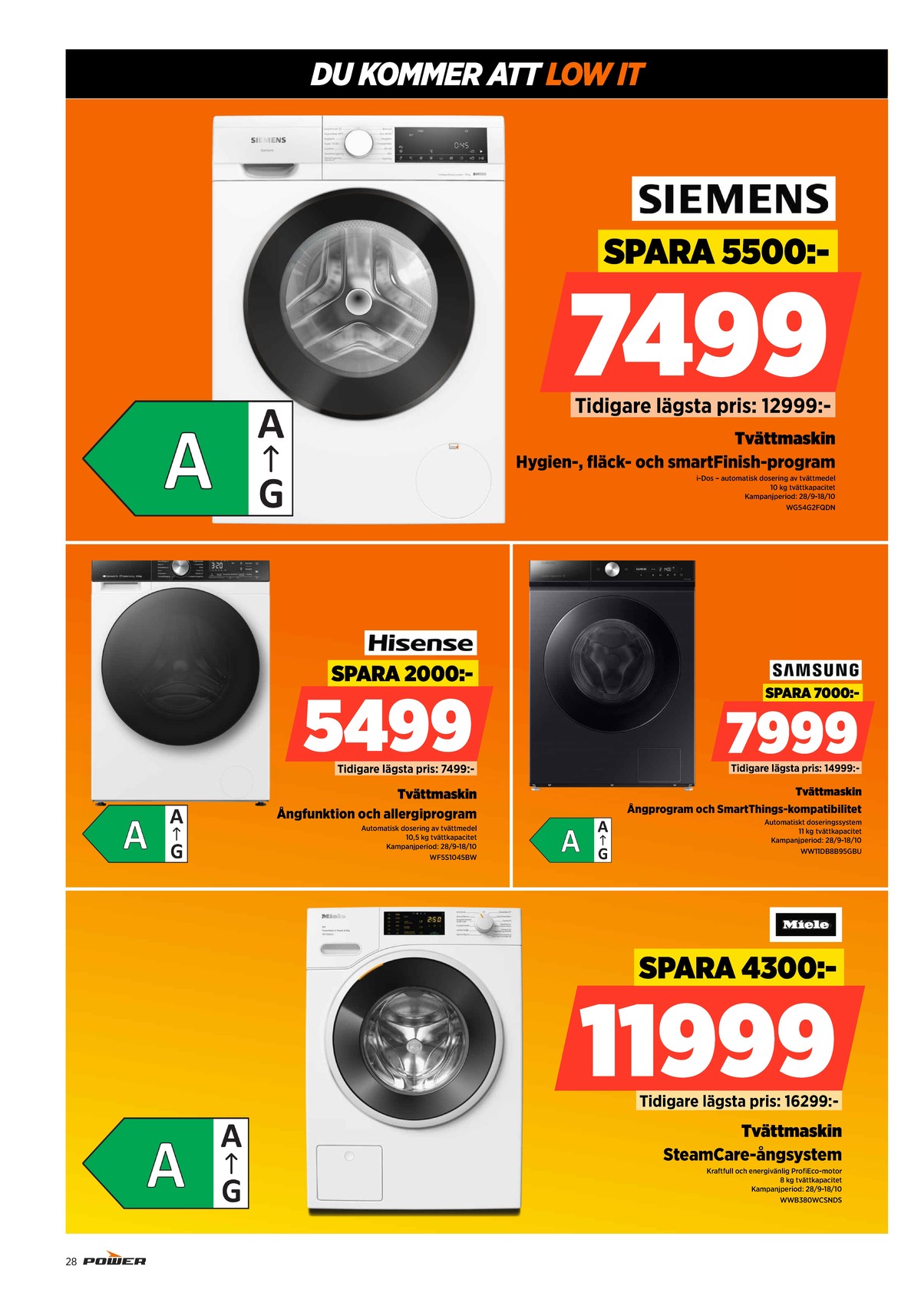 Se Power reklamblad för vecka 42 på Kampanjveckan.se. Se bra erbjudanden på många varor. Läs reklambladet här! Sida 28