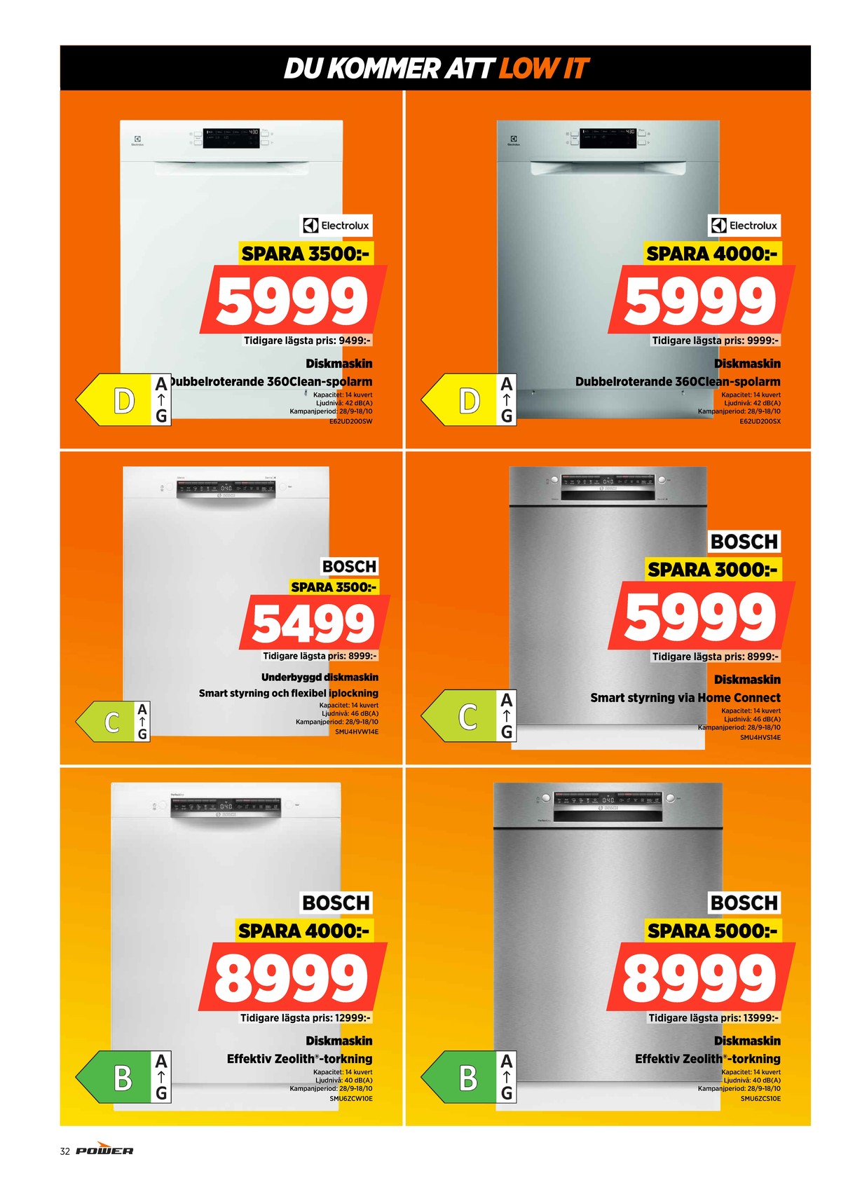 Se Power reklamblad för vecka 42 på Kampanjveckan.se. Se bra erbjudanden på många varor. Läs reklambladet här! Sida 32