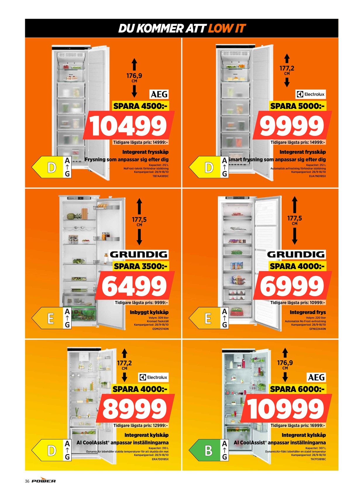 Se Power reklamblad för vecka 42 på Kampanjveckan.se. Se bra erbjudanden på många varor. Läs reklambladet här! Sida 36
