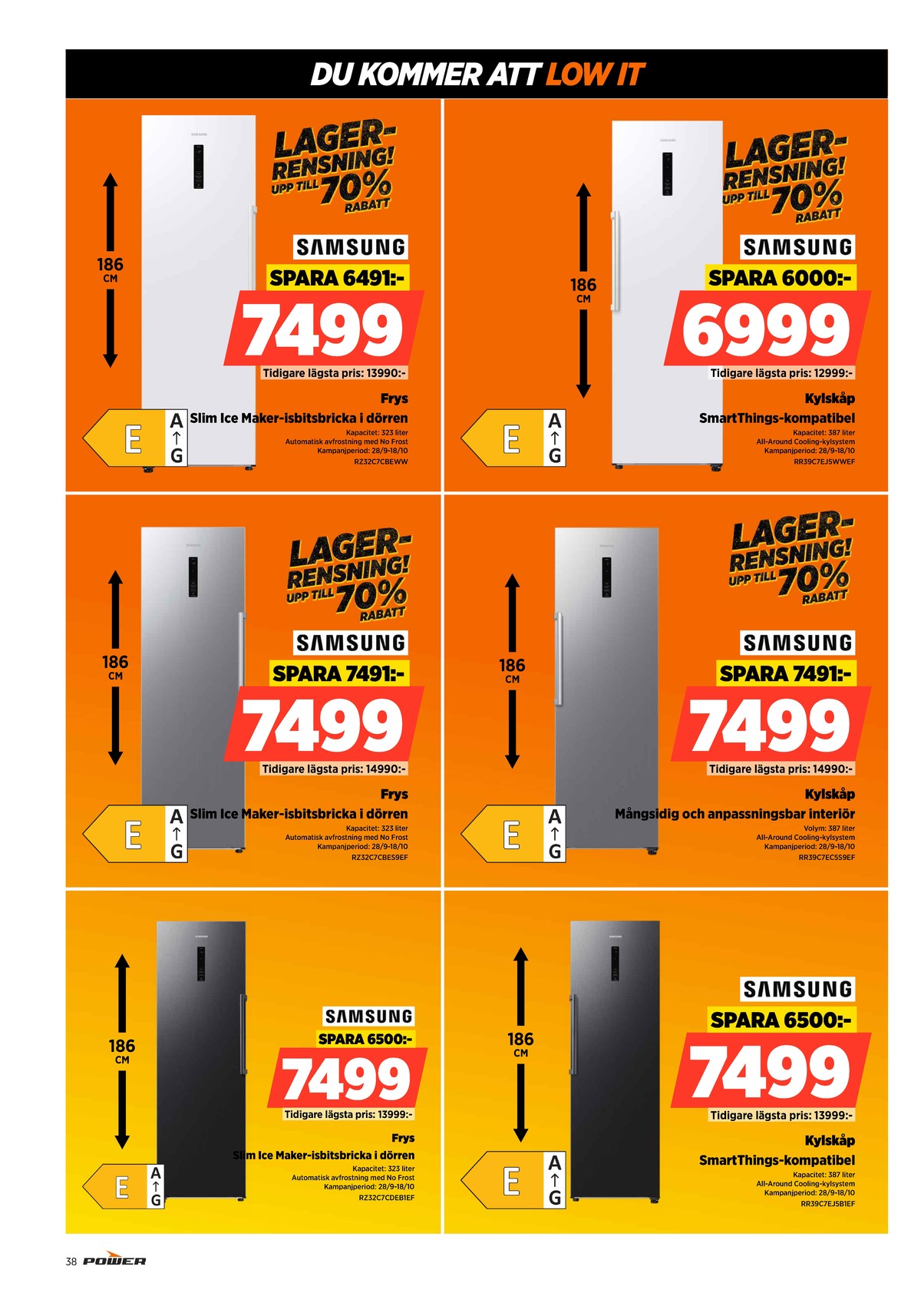 Se Power reklamblad för vecka 42 på Kampanjveckan.se. Se bra erbjudanden på många varor. Läs reklambladet här! Sida 38