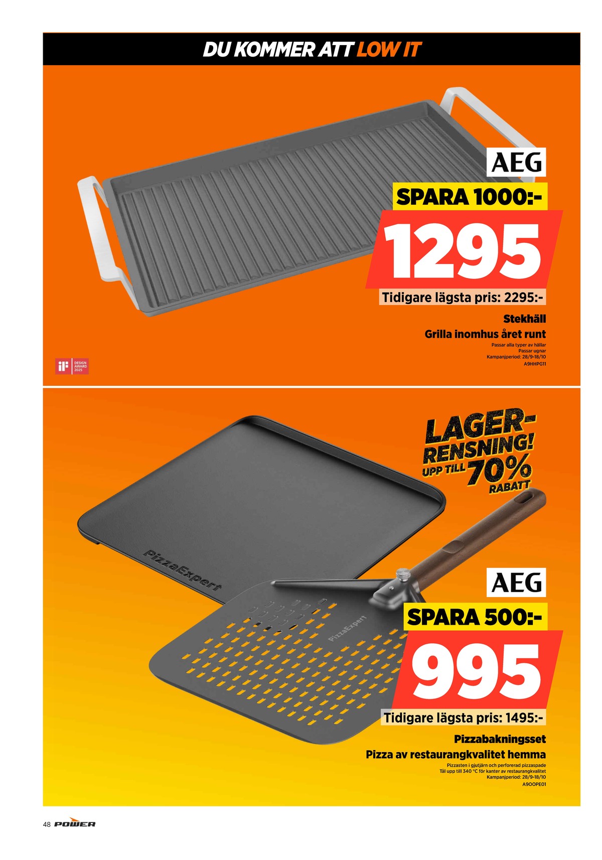Se Power reklamblad för vecka 42 på Kampanjveckan.se. Se bra erbjudanden på många varor. Läs reklambladet här! Sida 48