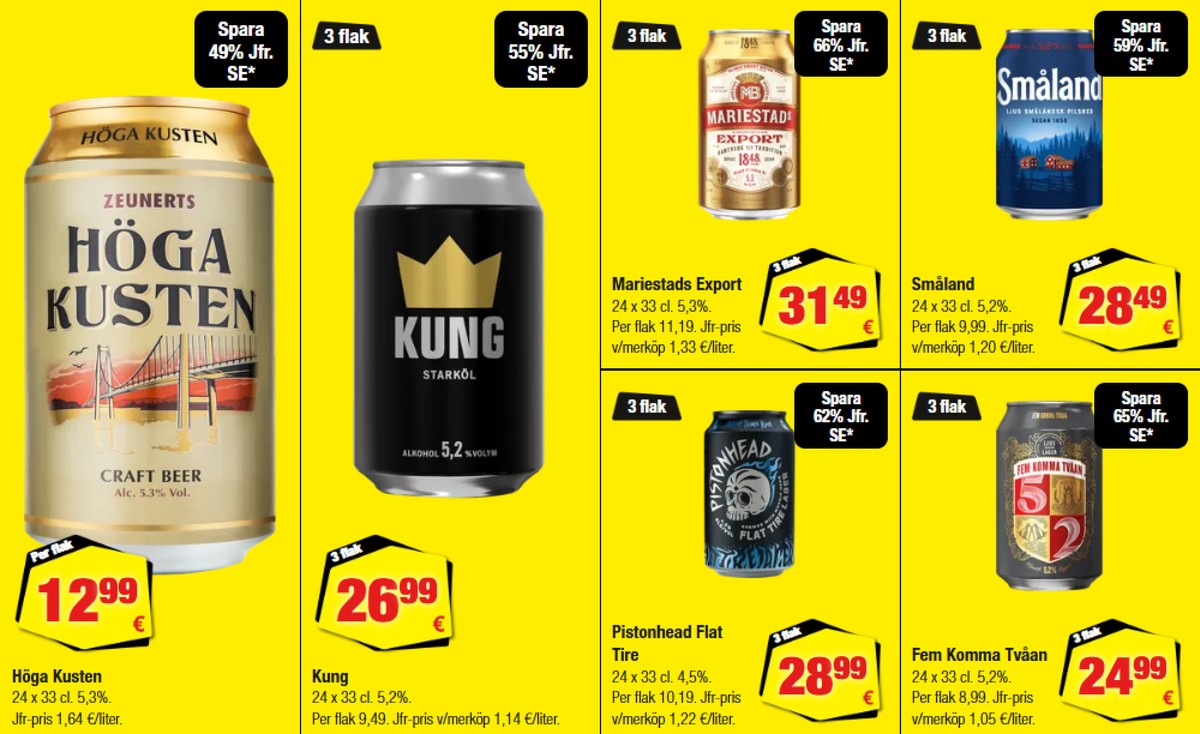Se Calle reklamblad för vecka 42 på Kampanjveckan.se. Se bra erbjudanden på många varor. Läs reklambladet här! Sida 33
