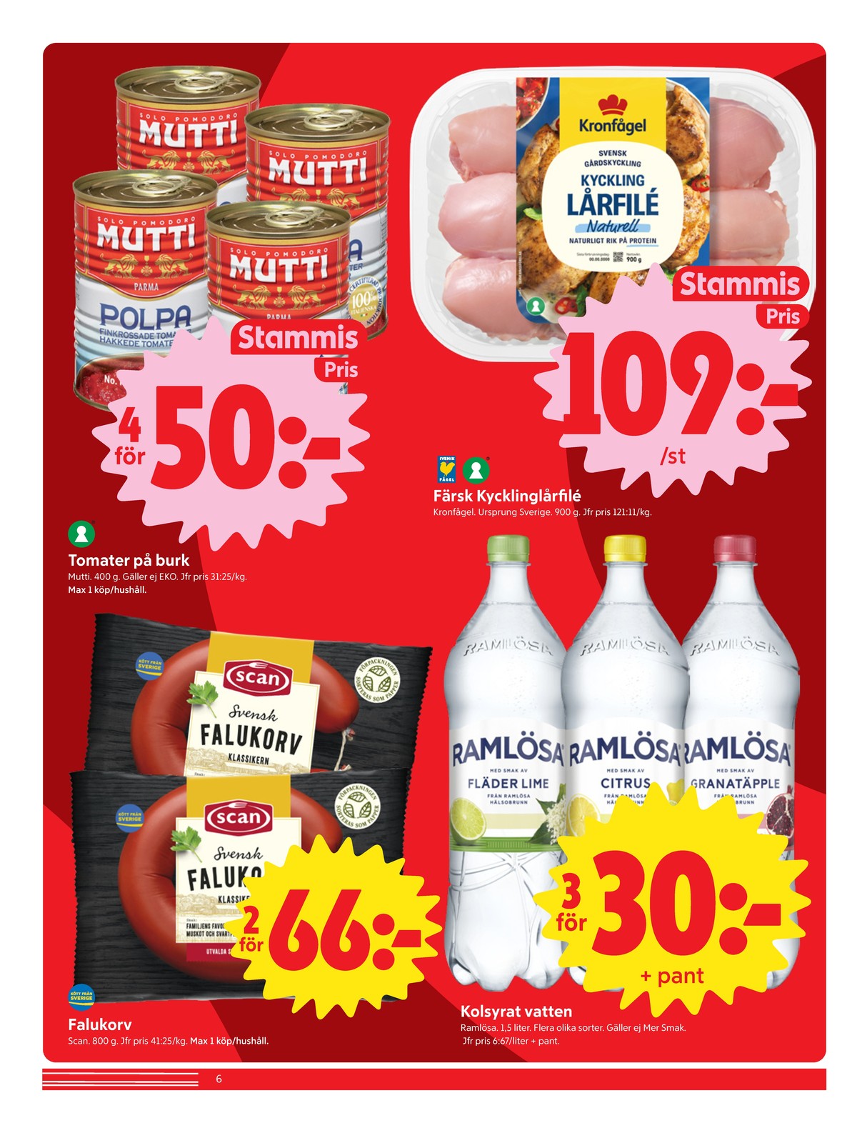 Se ICA Nära reklamblad för vecka 43 på Kampanjveckan.se. Se bra erbjudanden på många varor, t.ex. finkrossade tomater mutti eller kycklinglårfile kronfågel. Läs reklambladet här! Sida 6
