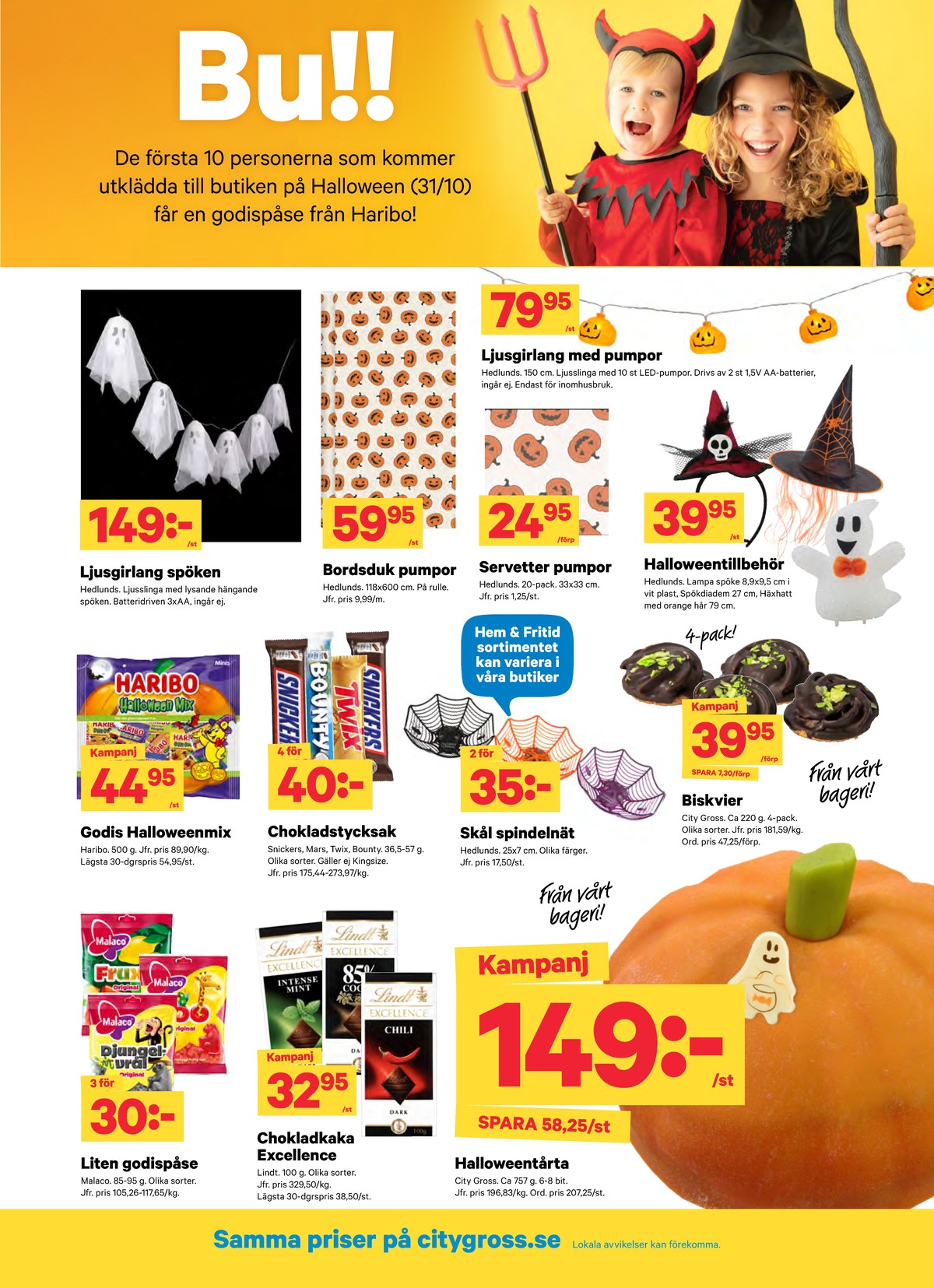 Se City Gross reklamblad för vecka 43 på Kampanjveckan.se. Se bra erbjudanden på många varor. Läs reklambladet här! Sida 12