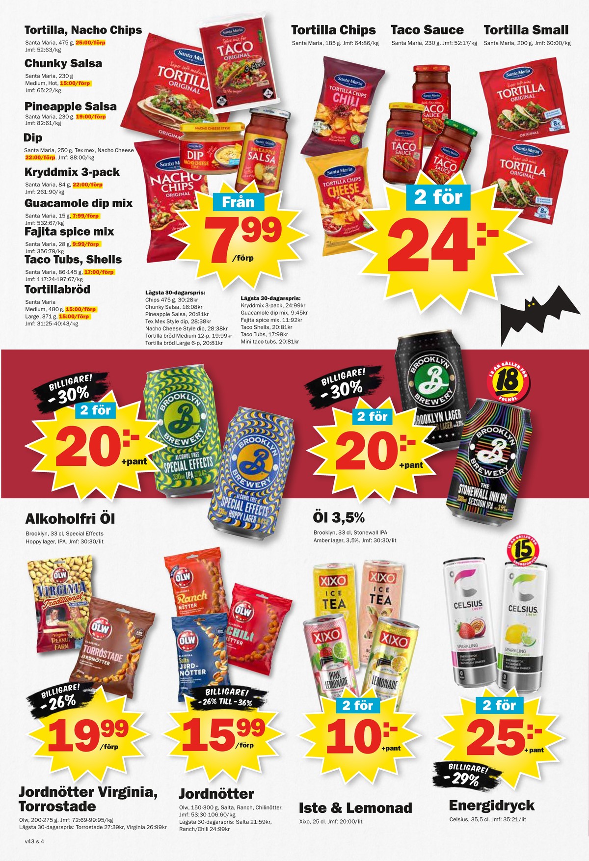 Se Pekås reklamblad för vecka 43 på Kampanjveckan.se. Se bra erbjudanden på många varor. Läs reklambladet här! Sida 4