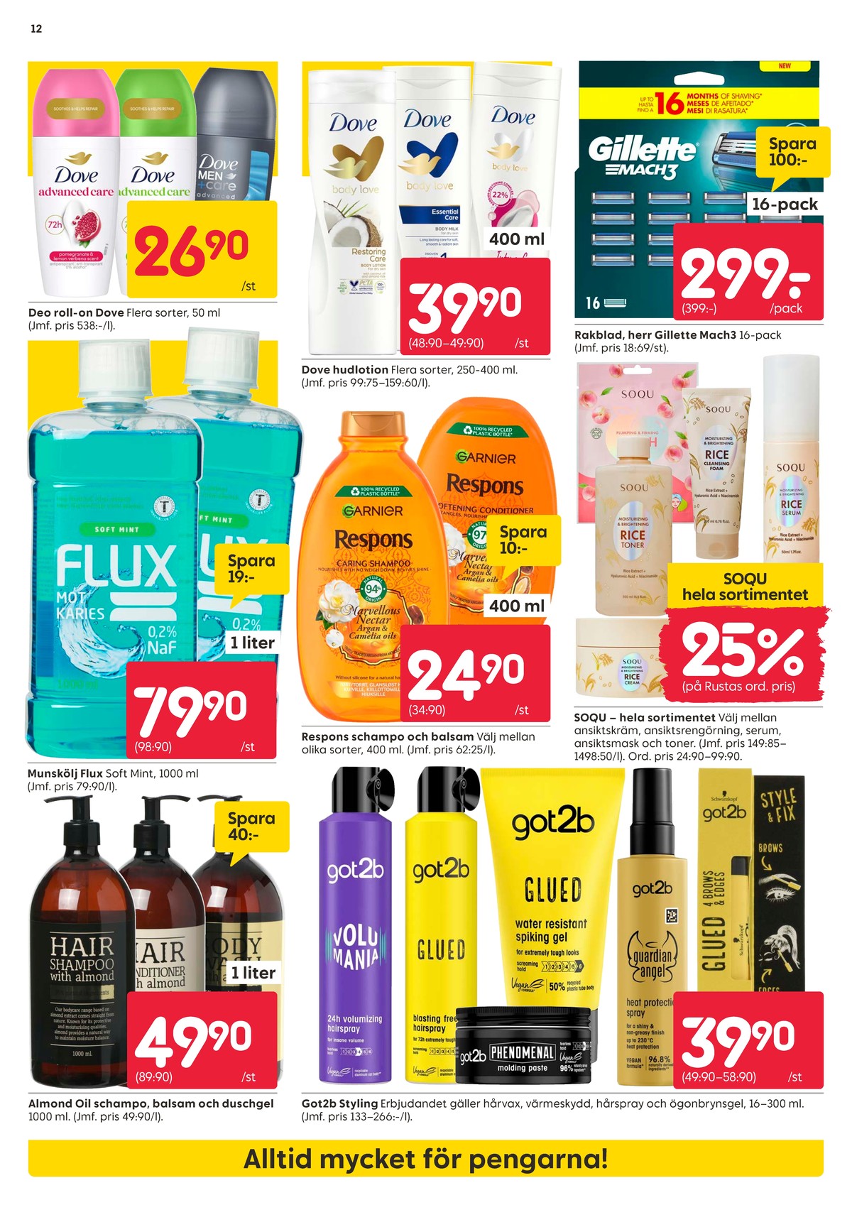 Se Rusta reklamblad för vecka 43 på Kampanjveckan.se. Se bra erbjudanden på många varor. Läs reklambladet här! Sida 12