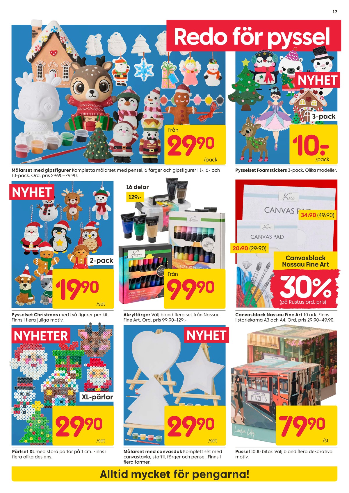 Se Rusta reklamblad för vecka 43 på Kampanjveckan.se. Se bra erbjudanden på många varor. Läs reklambladet här! Sida 17