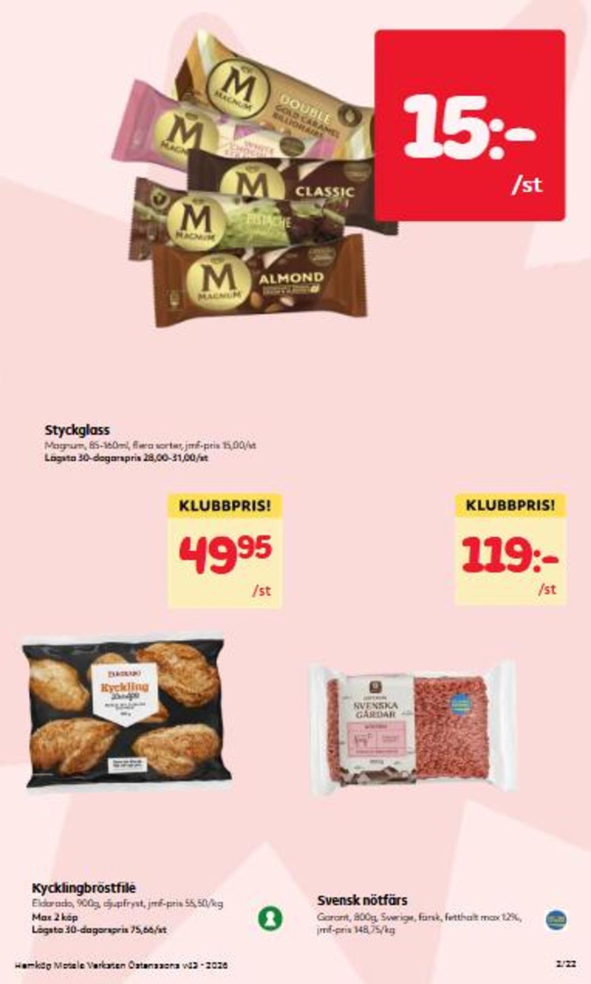 Se Hemköp reklamblad för vecka 43 på Kampanjveckan.se. Se bra erbjudanden på många varor. Läs reklambladet här! Sida 2
