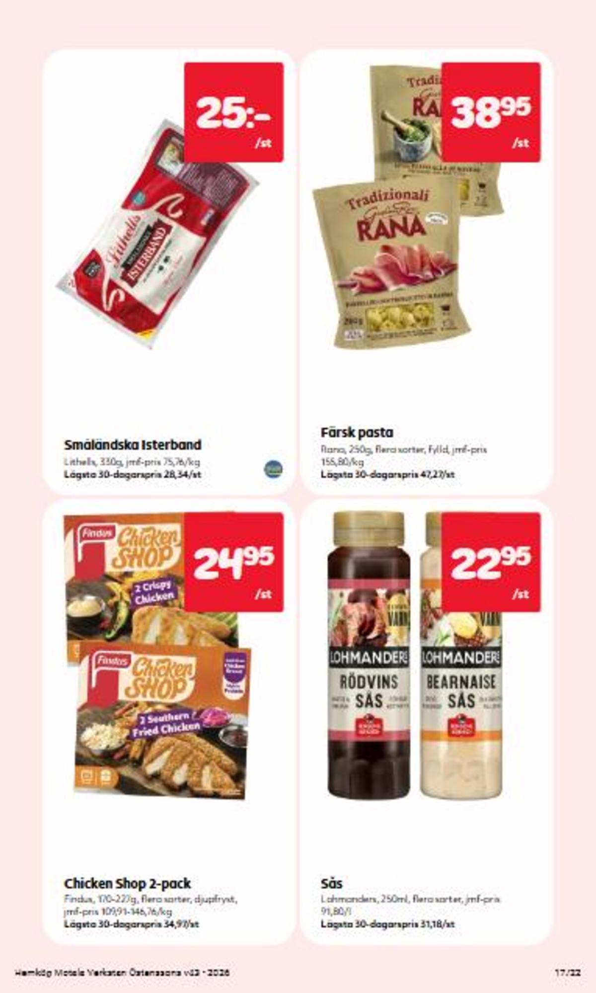 Se Hemköp reklamblad för vecka 43 på Kampanjveckan.se. Se bra erbjudanden på många varor. Läs reklambladet här! Sida 17