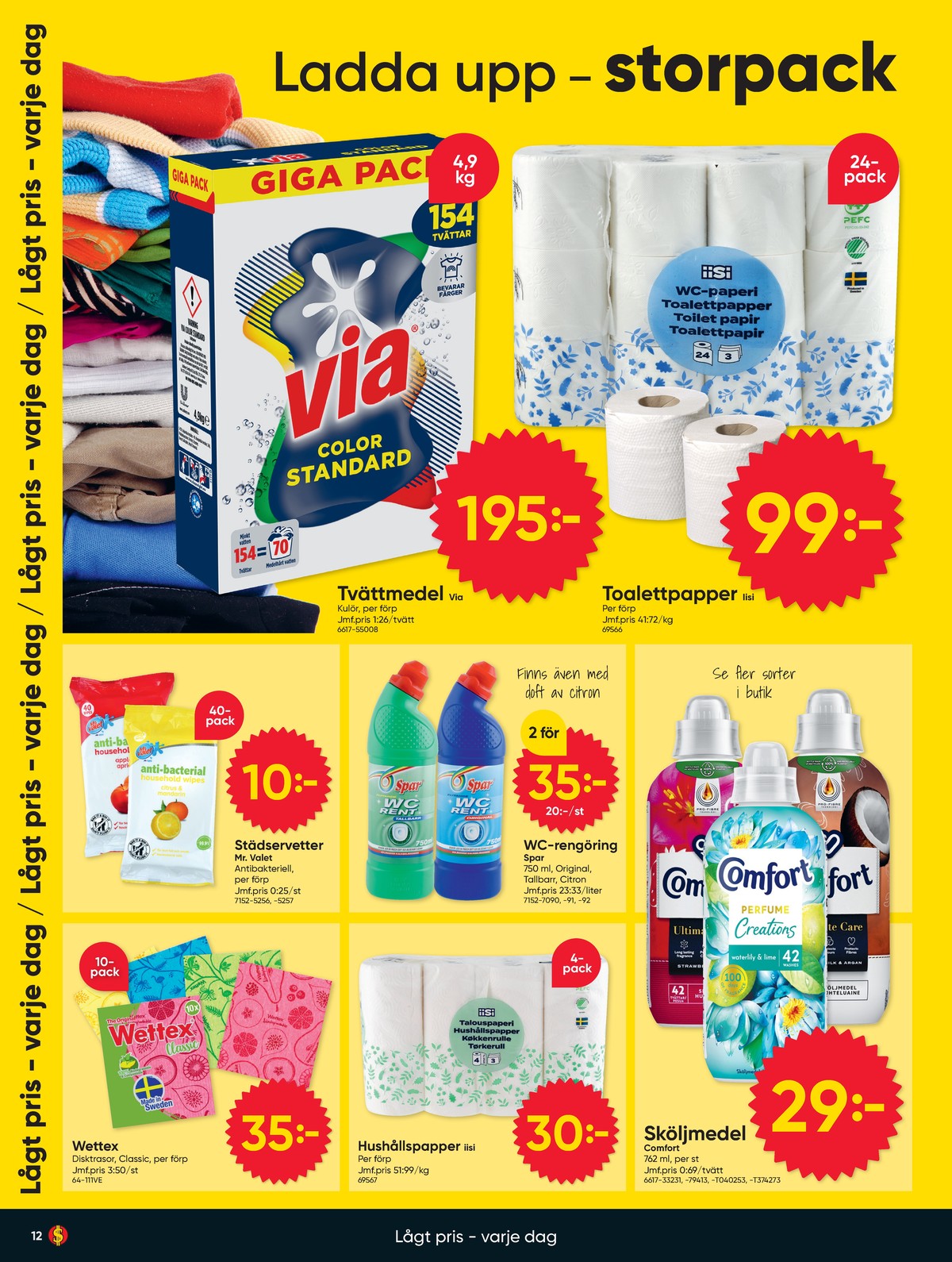 Se Dollarstore reklamblad för vecka 43 på Kampanjveckan.se. Se bra erbjudanden på många varor. Läs reklambladet här! Sida 12