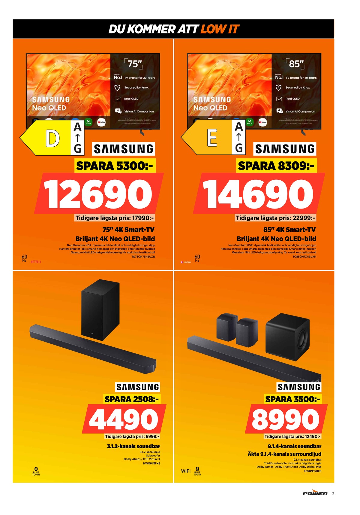 Se Power reklamblad för vecka 43 på Kampanjveckan.se. Se bra erbjudanden på många varor. Läs reklambladet här! Sida 3