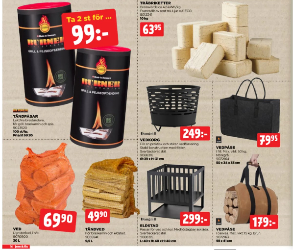Se Jem & Fix reklamblad för vecka 43 på Kampanjveckan.se. Se bra erbjudanden på många varor. Läs reklambladet här! Sida 15