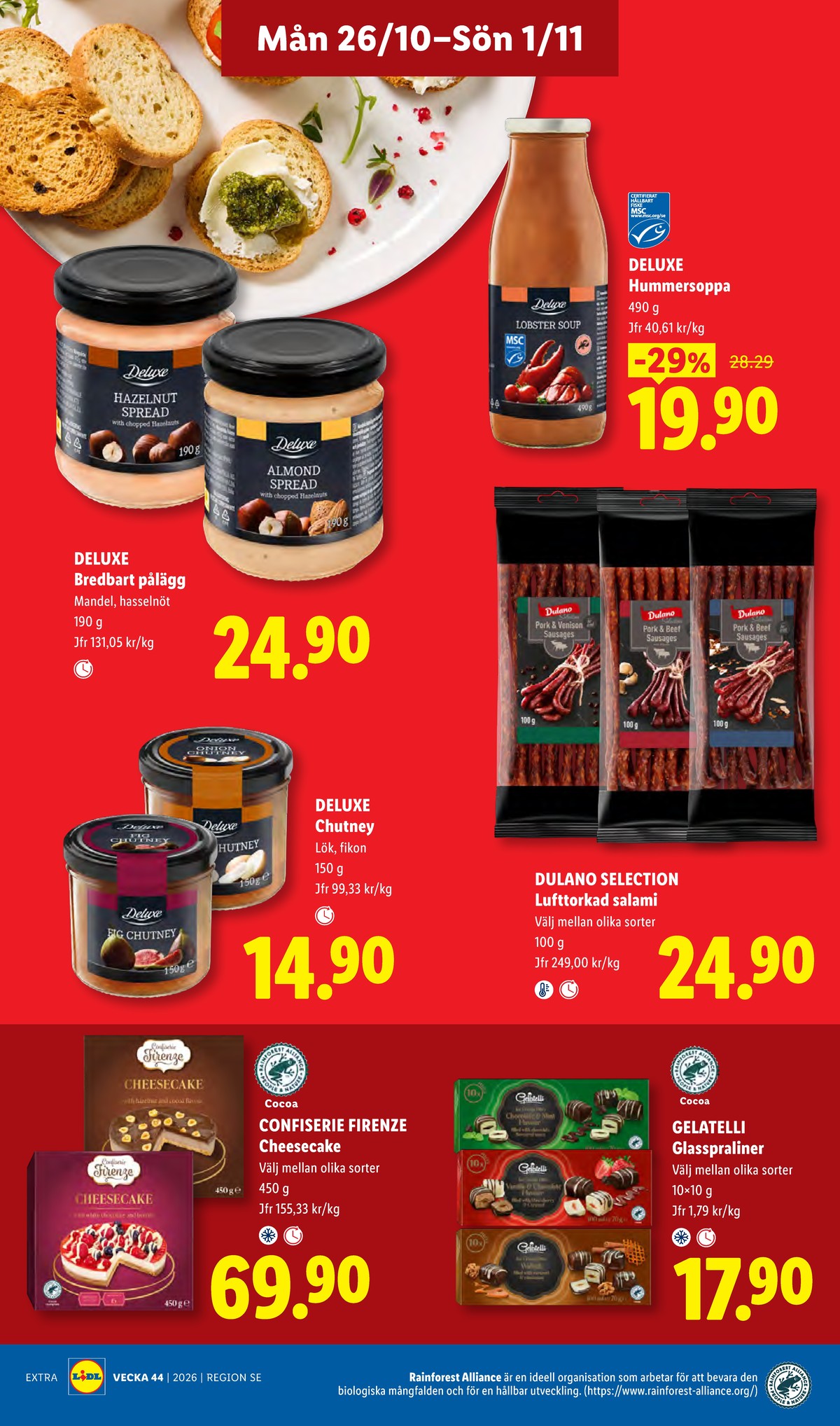Se Lidl reklamblad för vecka 44 på Kampanjveckan.se. Se bra erbjudanden på många varor. Läs reklambladet här! Sida 10