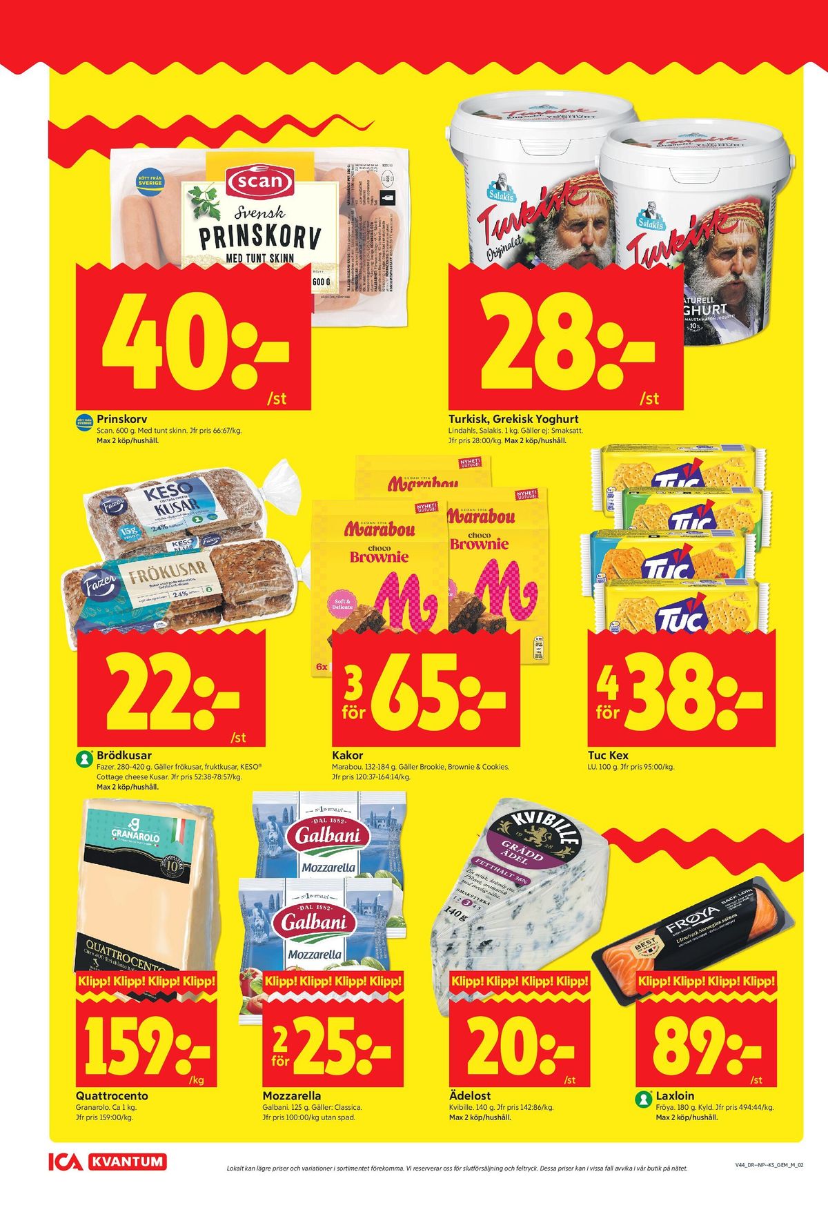Se ICA Kvantum reklamblad för vecka 44 på Kampanjveckan.se. Se bra erbjudanden på många varor. Läs reklambladet här! Sida 2
