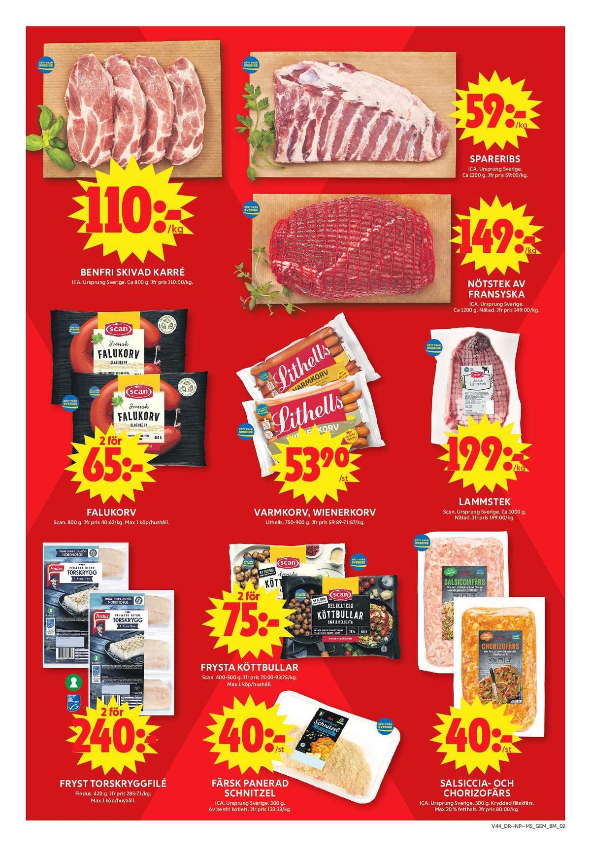Se ICA Maxi reklamblad för vecka 44 på Kampanjveckan.se. Se bra erbjudanden på många varor. Läs reklambladet här! Sida 2