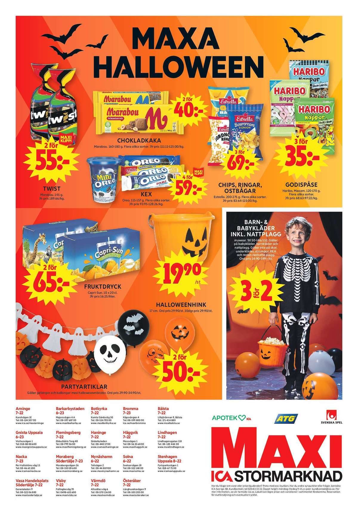 Se ICA Maxi reklamblad för vecka 44 på Kampanjveckan.se. Se bra erbjudanden på många varor. Läs reklambladet här! Sida 13