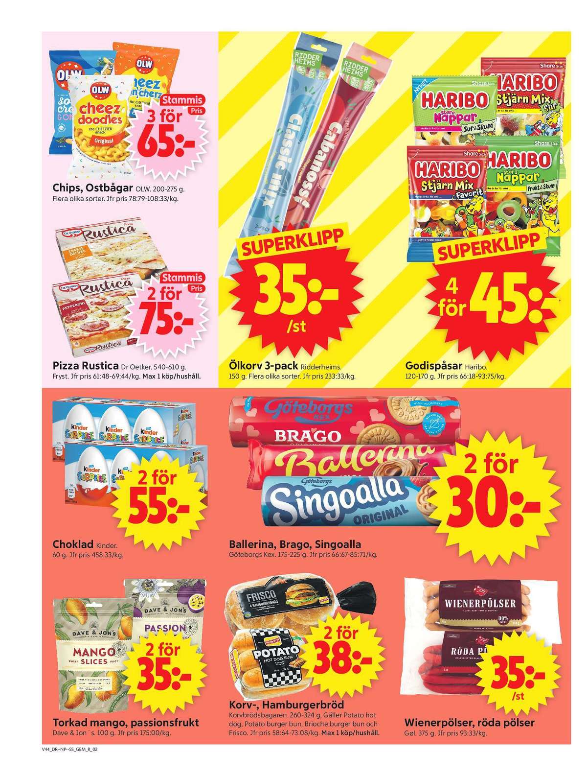 Se ICA Supermarket reklamblad för vecka 44 på Kampanjveckan.se. Se bra erbjudanden på många varor. Läs reklambladet här! Sida 2