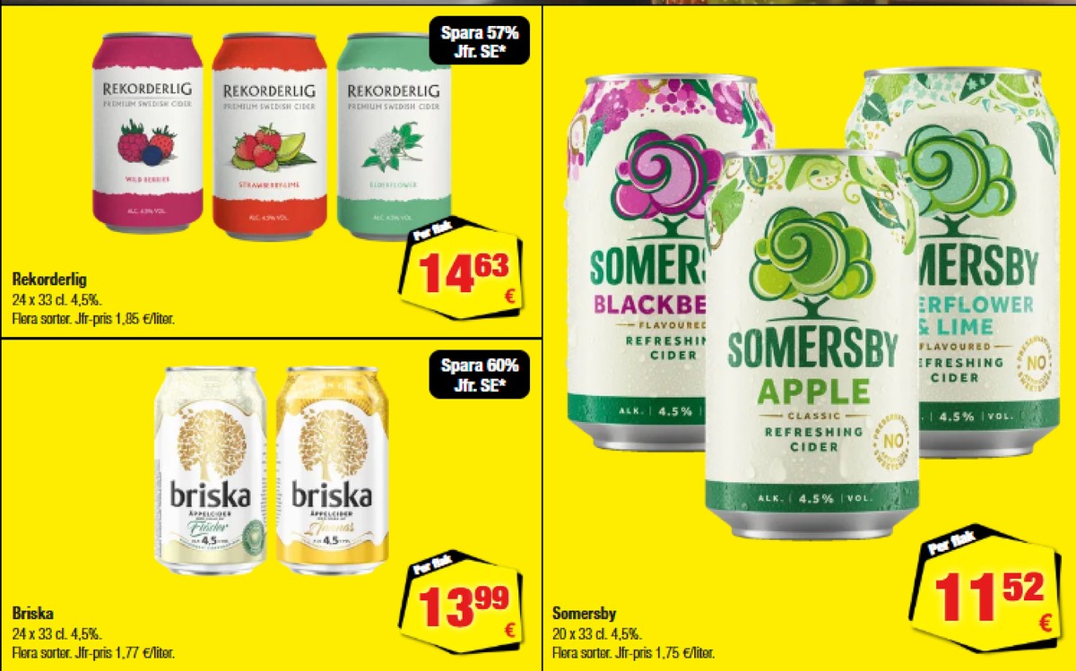 Se Calle reklamblad för vecka 44 på Kampanjveckan.se. Se bra erbjudanden på många varor. Läs reklambladet här! Sida 39