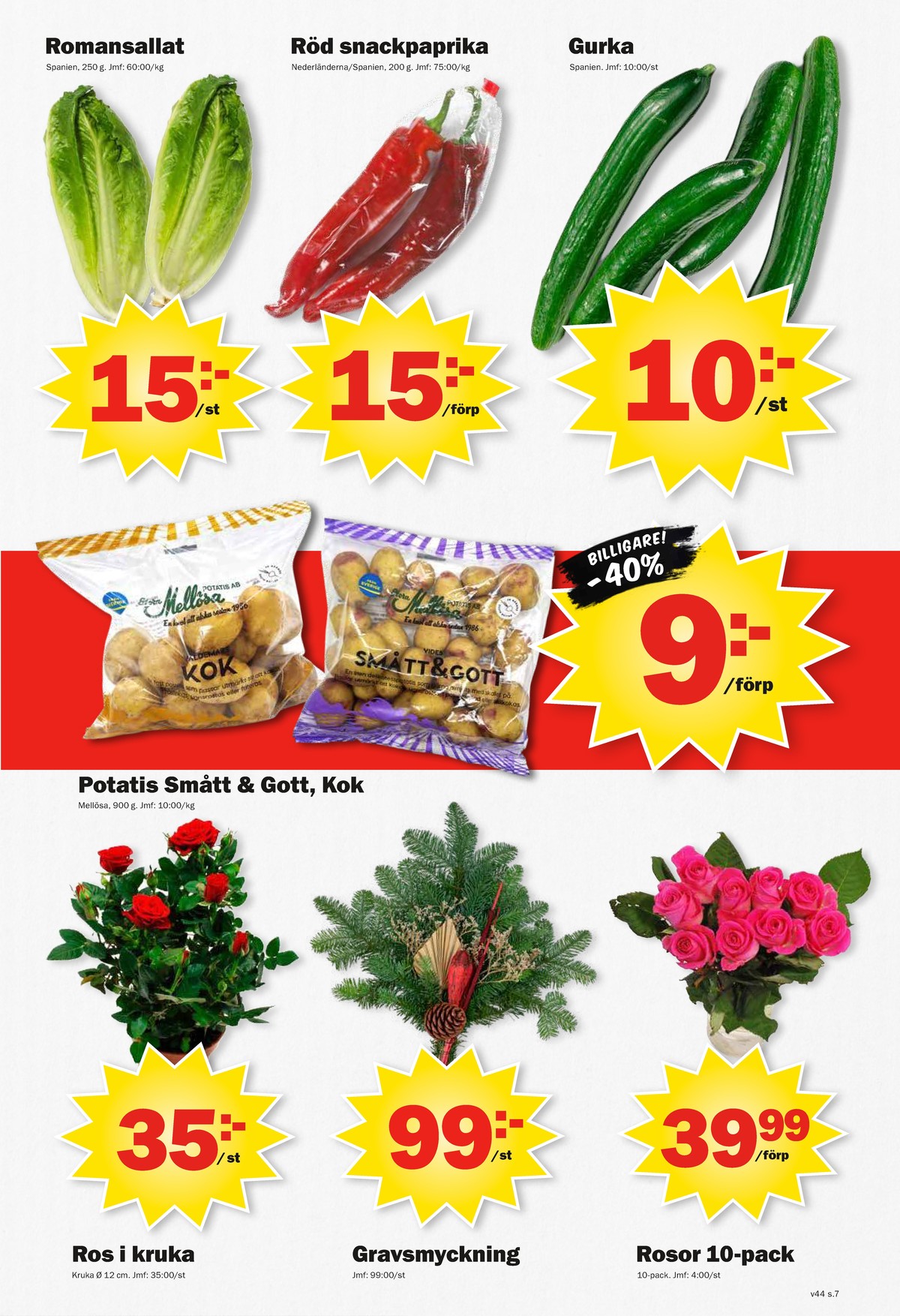 Se Pekås reklamblad för vecka 44 på Kampanjveckan.se. Se bra erbjudanden på många varor. Läs reklambladet här! Sida 7
