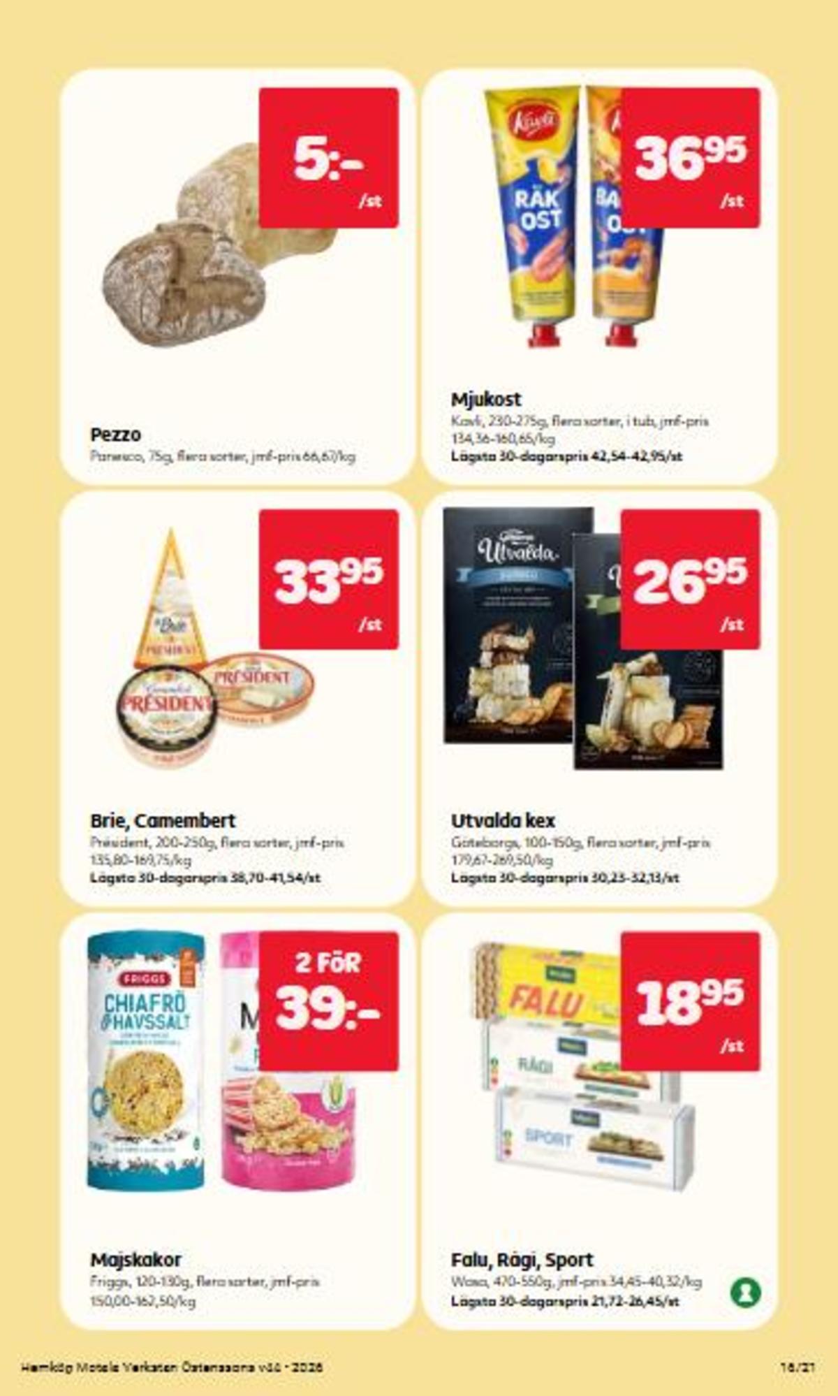 Se Hemköp reklamblad för vecka 44 på Kampanjveckan.se. Se bra erbjudanden på många varor. Läs reklambladet här! Sida 16