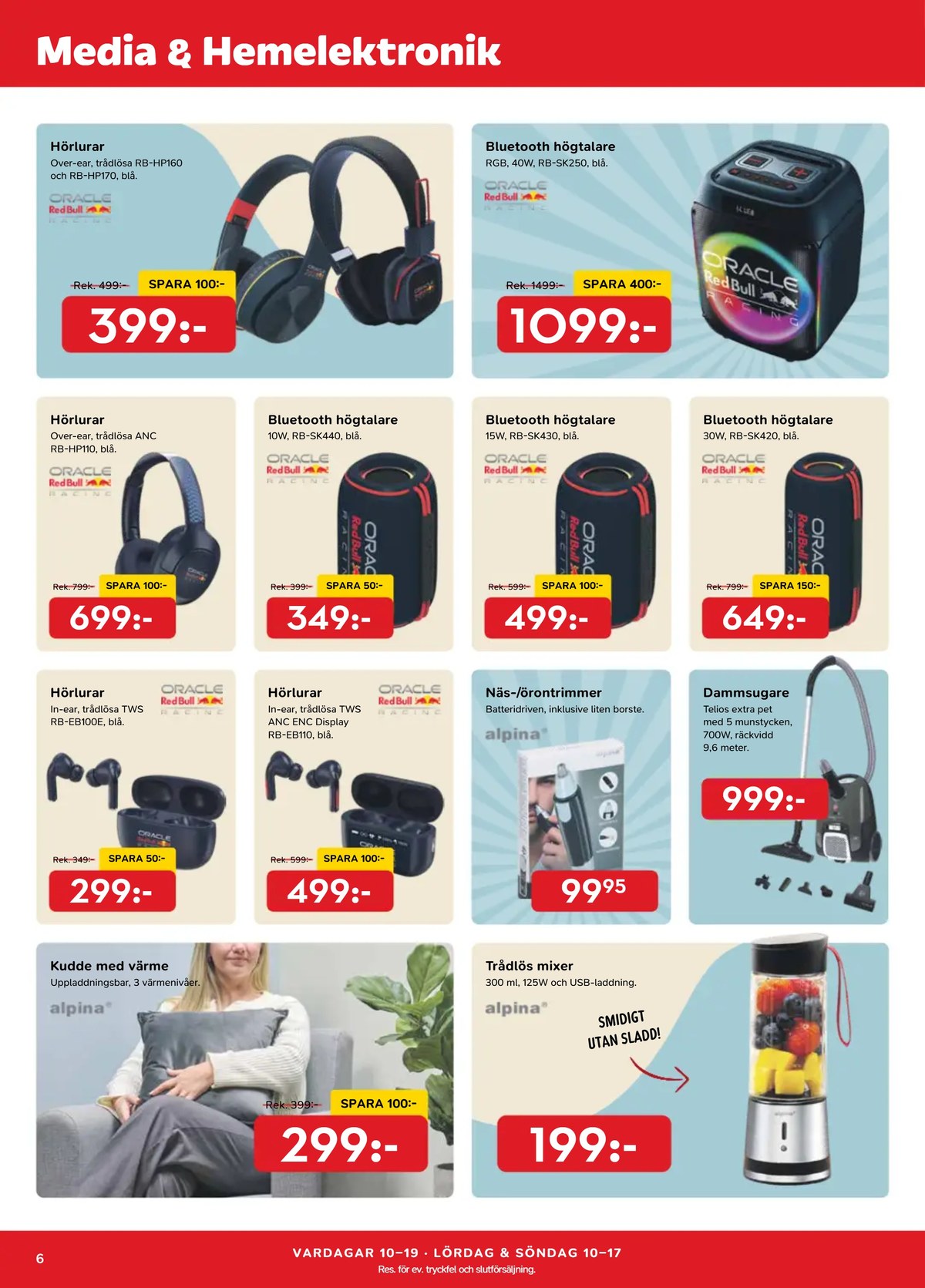 Se Bo Ohlsson reklamblad för vecka 44 på Kampanjveckan.se. Se bra erbjudanden på många varor. Läs reklambladet här! Sida 6