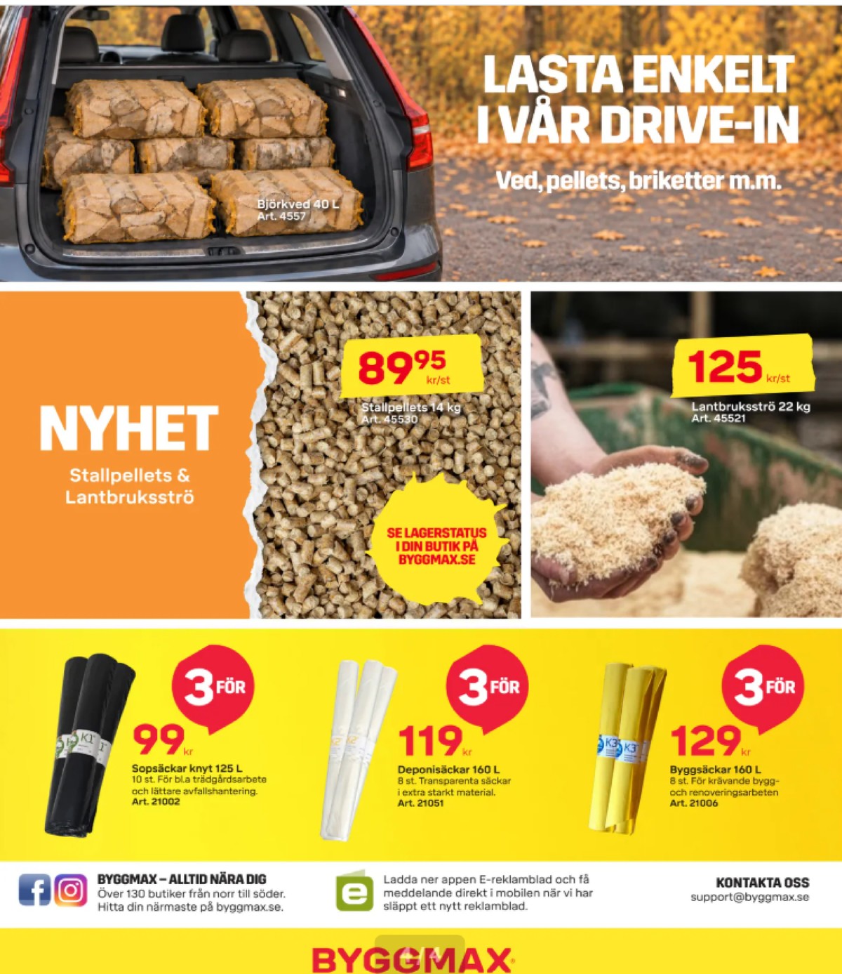 Se ByggMax reklamblad för vecka 45 på Kampanjveckan.se. Se bra erbjudanden på många varor. Läs reklambladet här! Sida 4